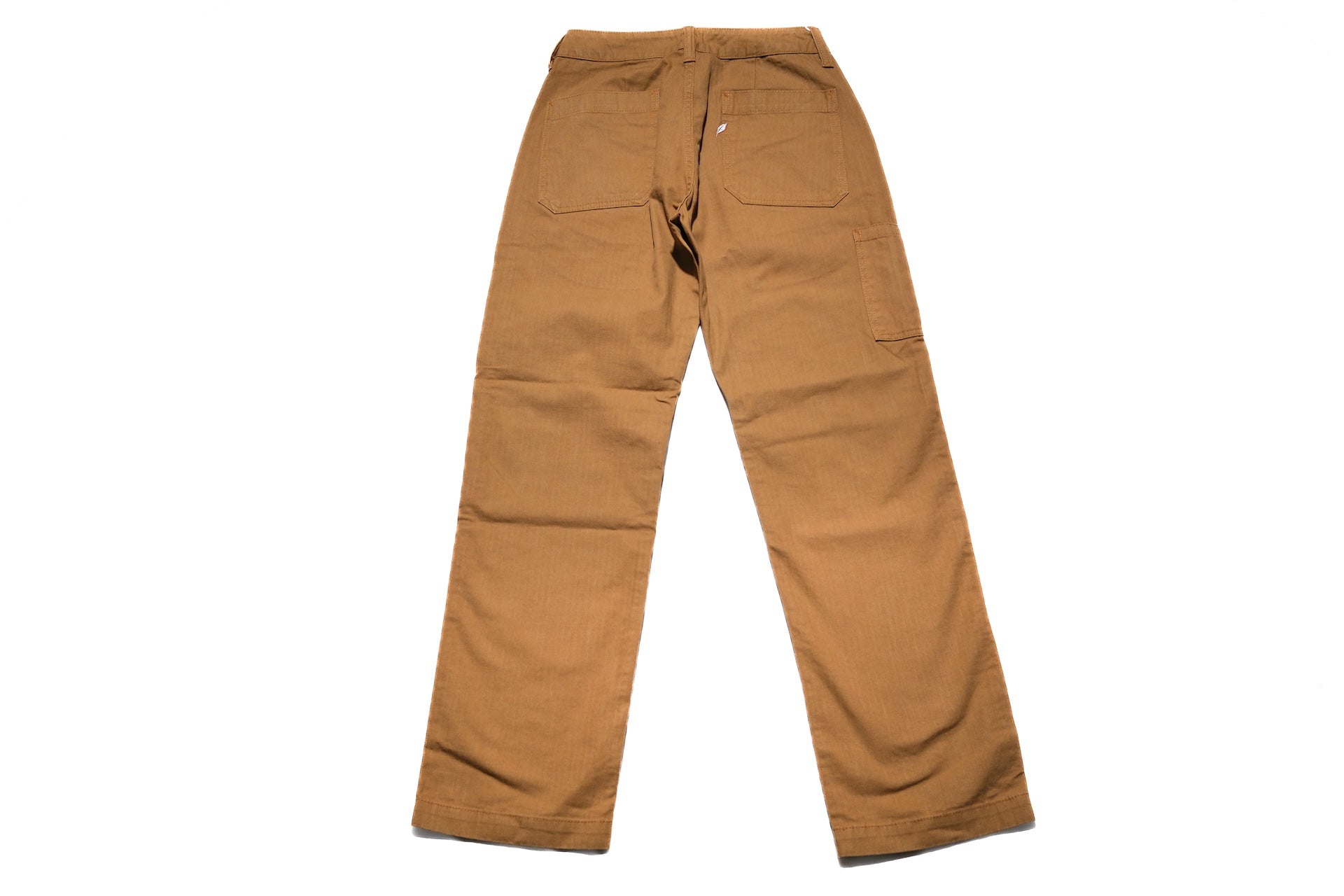 Pure Blue Japan 12oz HBT Utility Work Trousers (Camel)