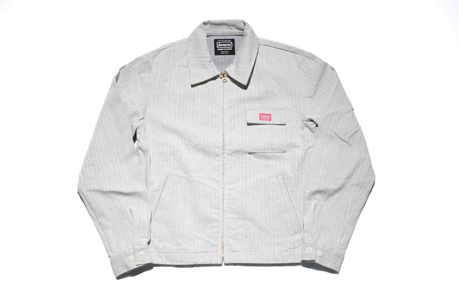 Samurai 12oz HBT "Motor Engineer" Worker Jacket (Oatmeal)