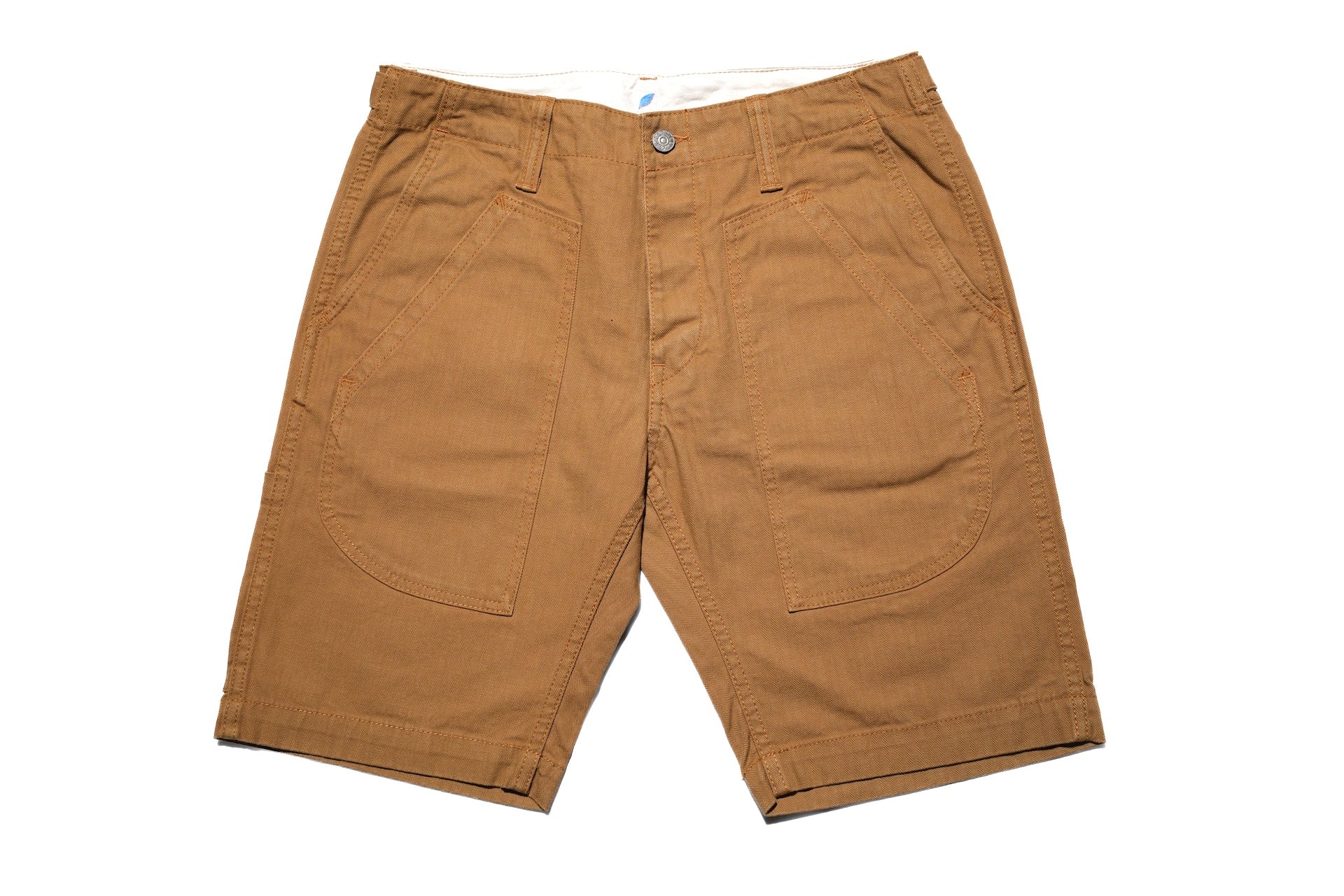 Pure Blue Japan 12oz HBT Utility Work Shorts (Camel)