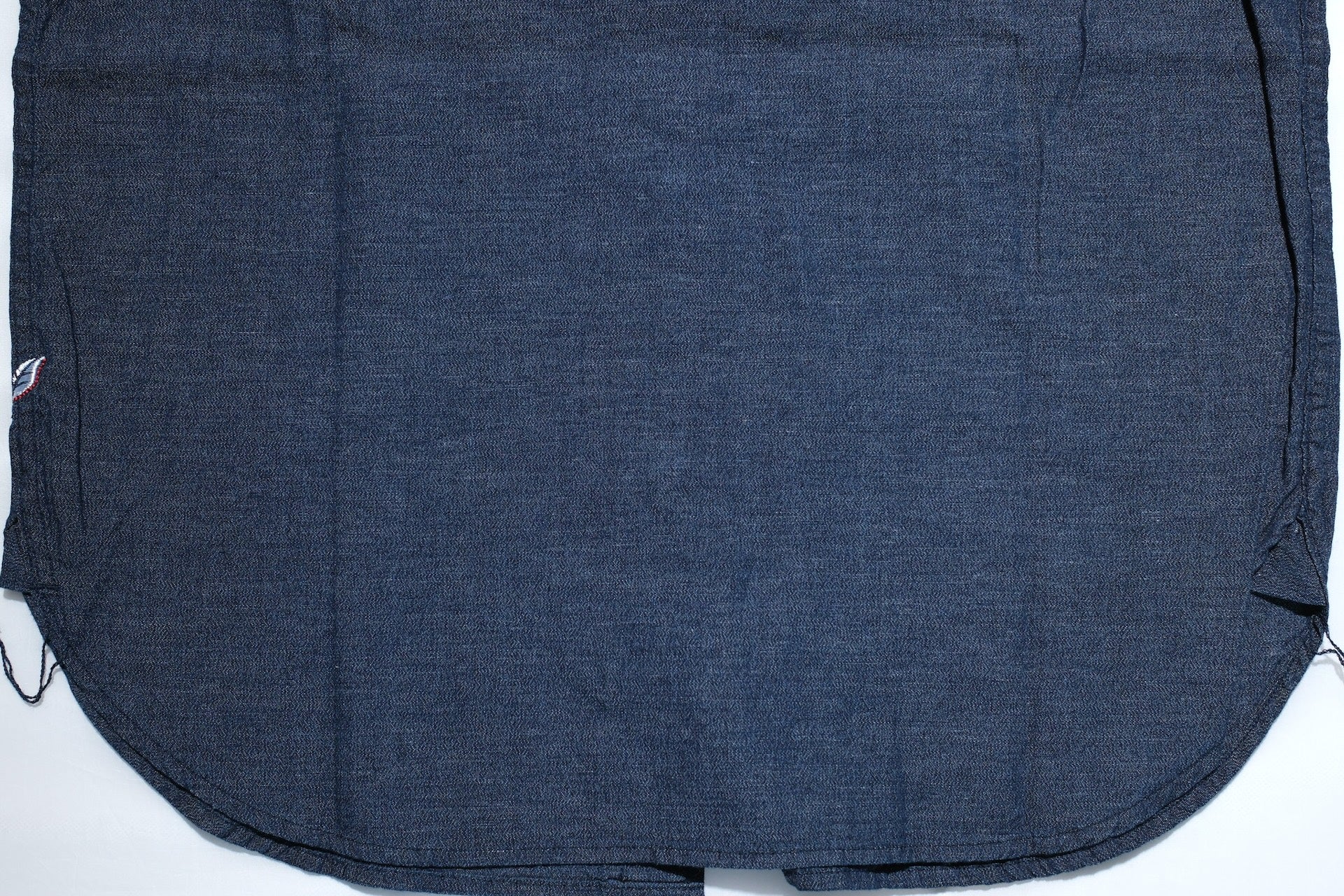 Pure Blue Japan 8oz Chambray S/S Western Shirt (Heather Indigo)