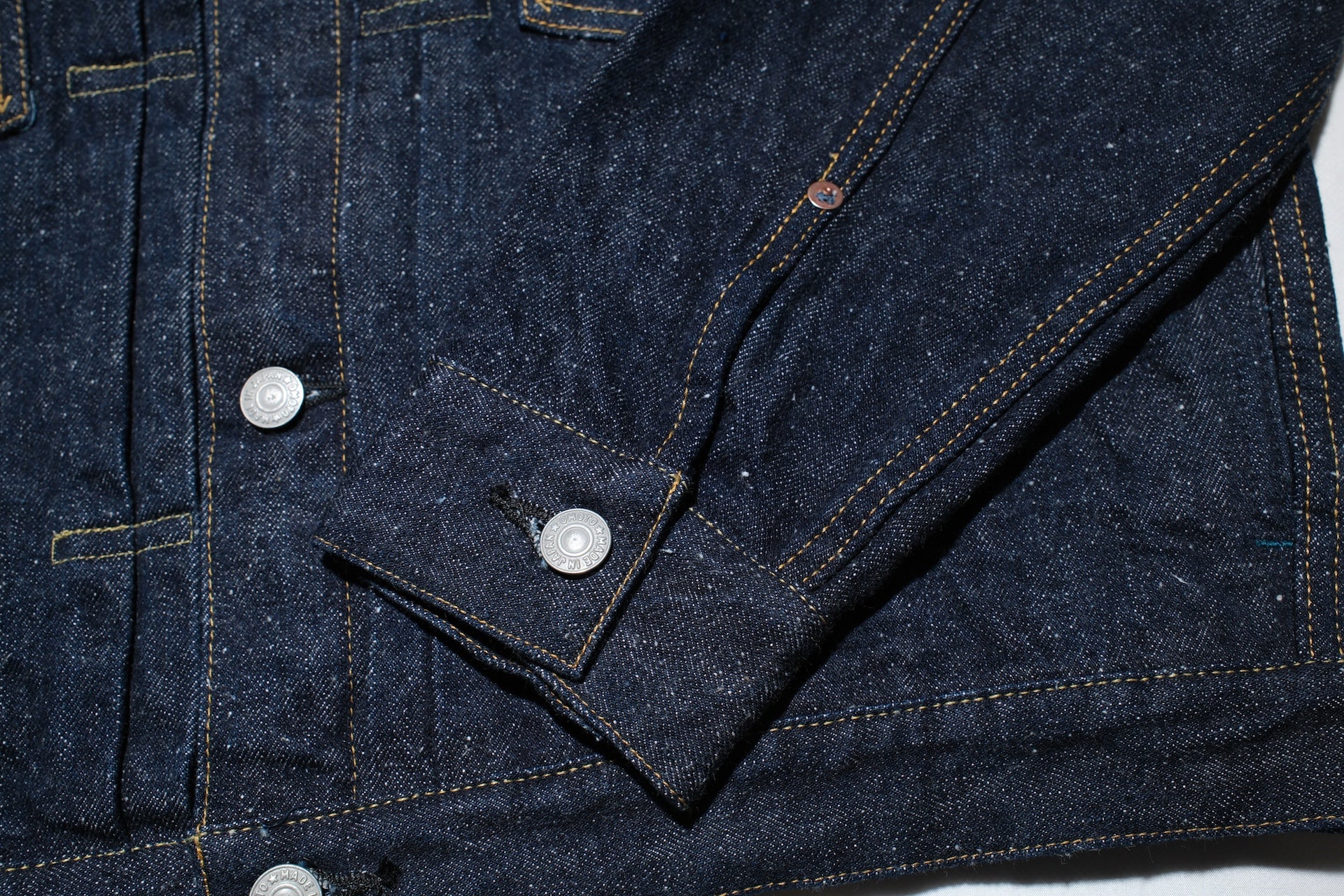 Omoto Denim 16oz Indigo Dyed “Super-Nep” Modified Type 2 Denim Jacket