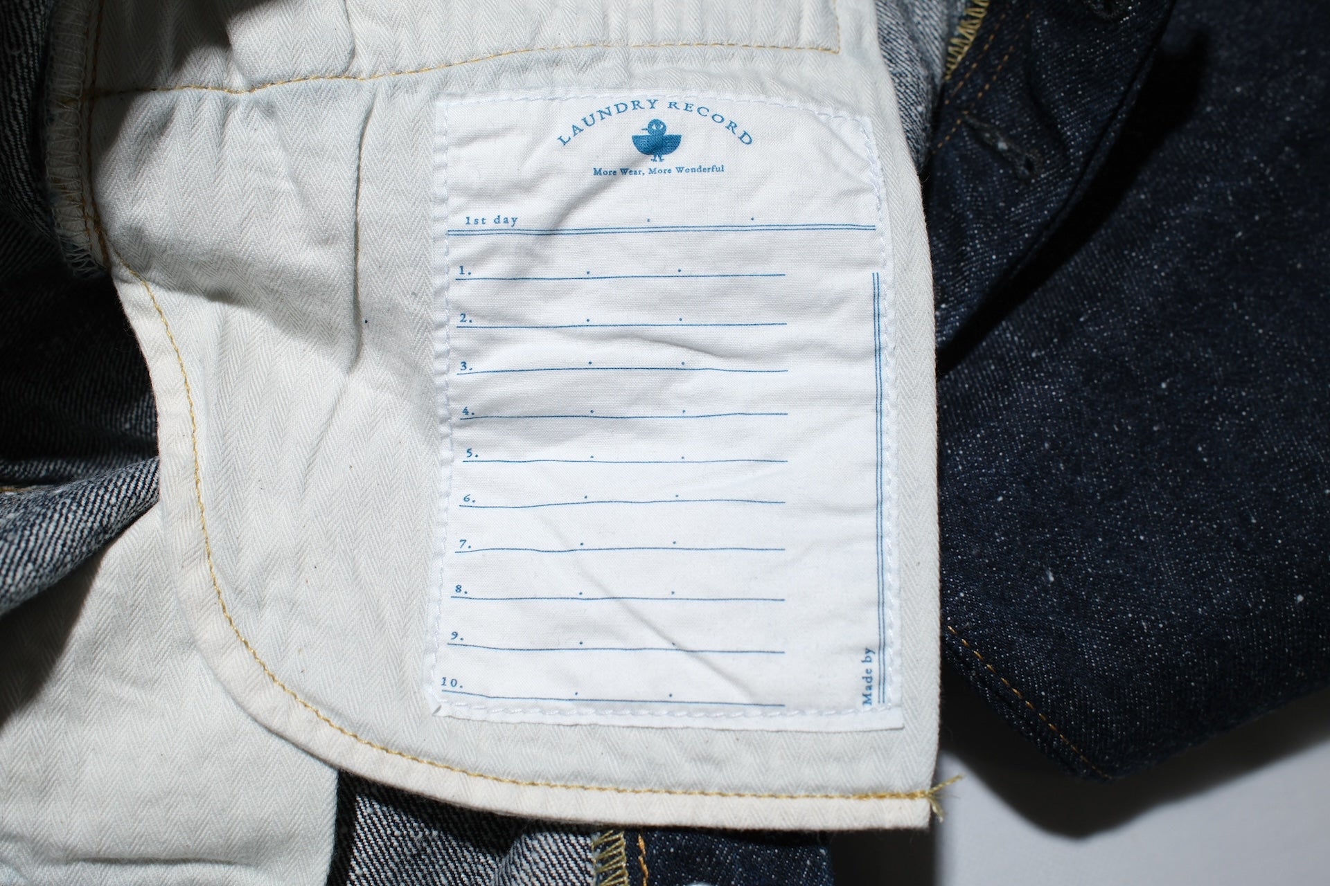 Omoto Denim 16oz Indigo Dyed “Super-Nep” 0412 Denim (Relaxed Tapered fit)