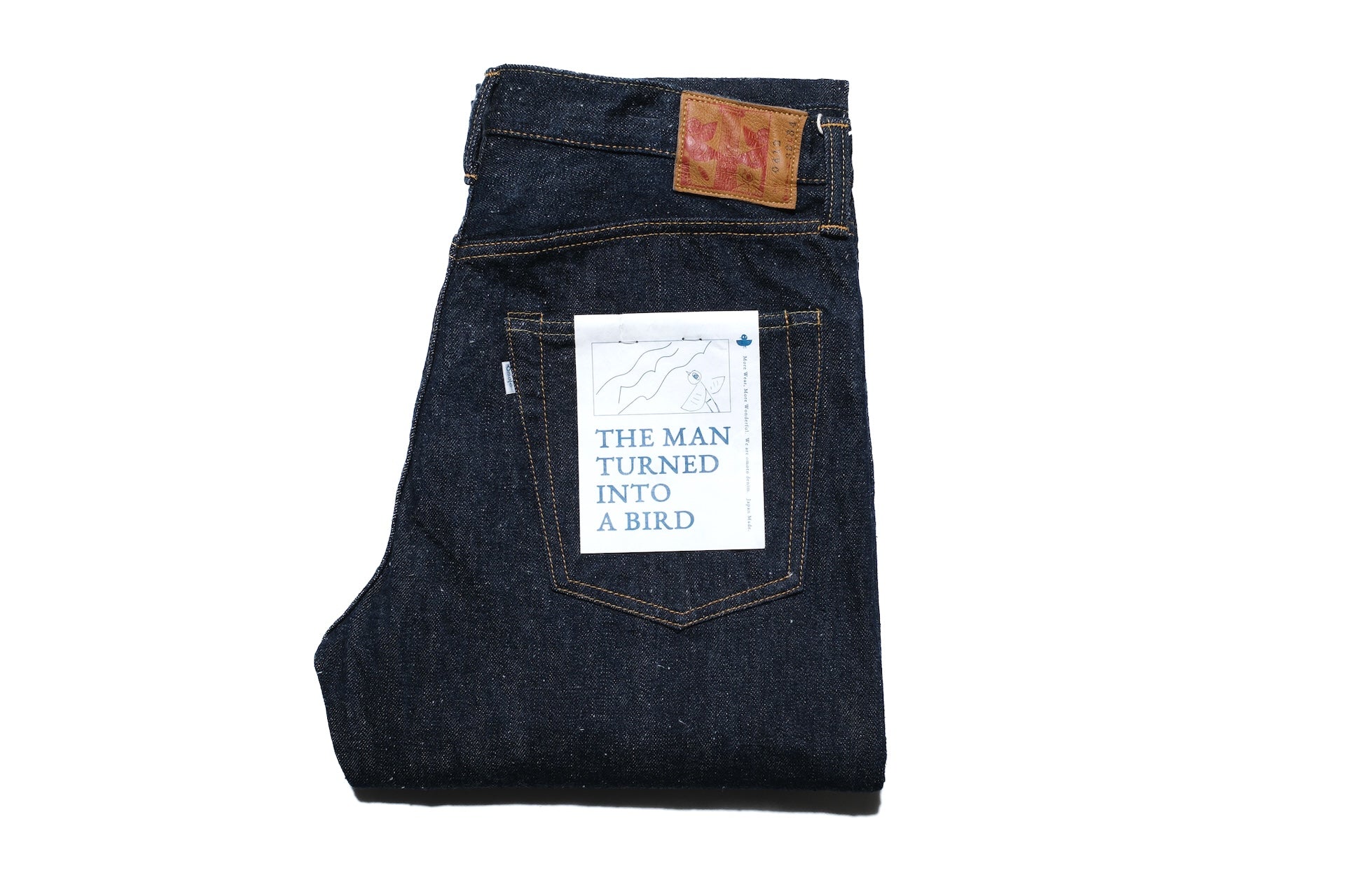 Omoto Denim 16oz Indigo Dyed “Super-Nep” 0412 Denim (Relaxed Tapered fit)