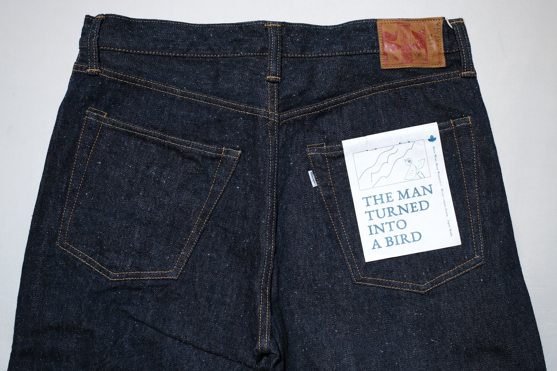 Omoto Denim 16oz Indigo Dyed “Super-Nep” 0412 Denim (Relaxed Tapered fit)