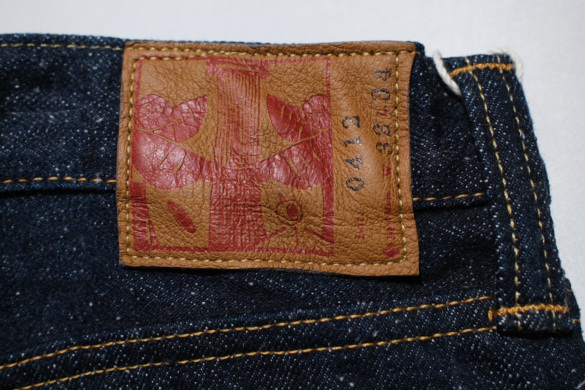 Omoto Denim 16oz Indigo Dyed “Super-Nep” 0412 Denim (Relaxed Tapered fit)