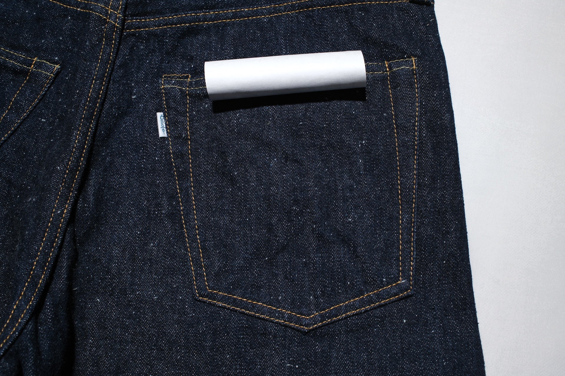Omoto Denim 16oz Indigo Dyed “Super-Nep” 0412 Denim (Relaxed Tapered fit)