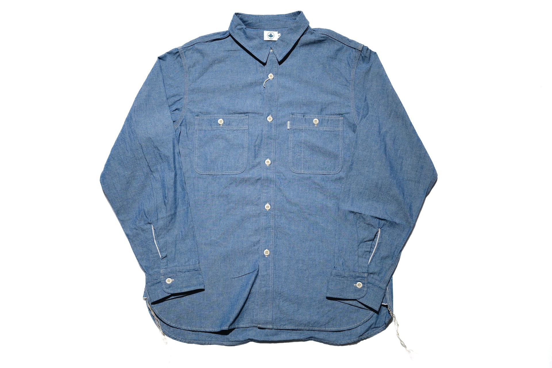 Omoto Denim 5.5oz Indigo Dyed Selvage Chambray Early Workshirt