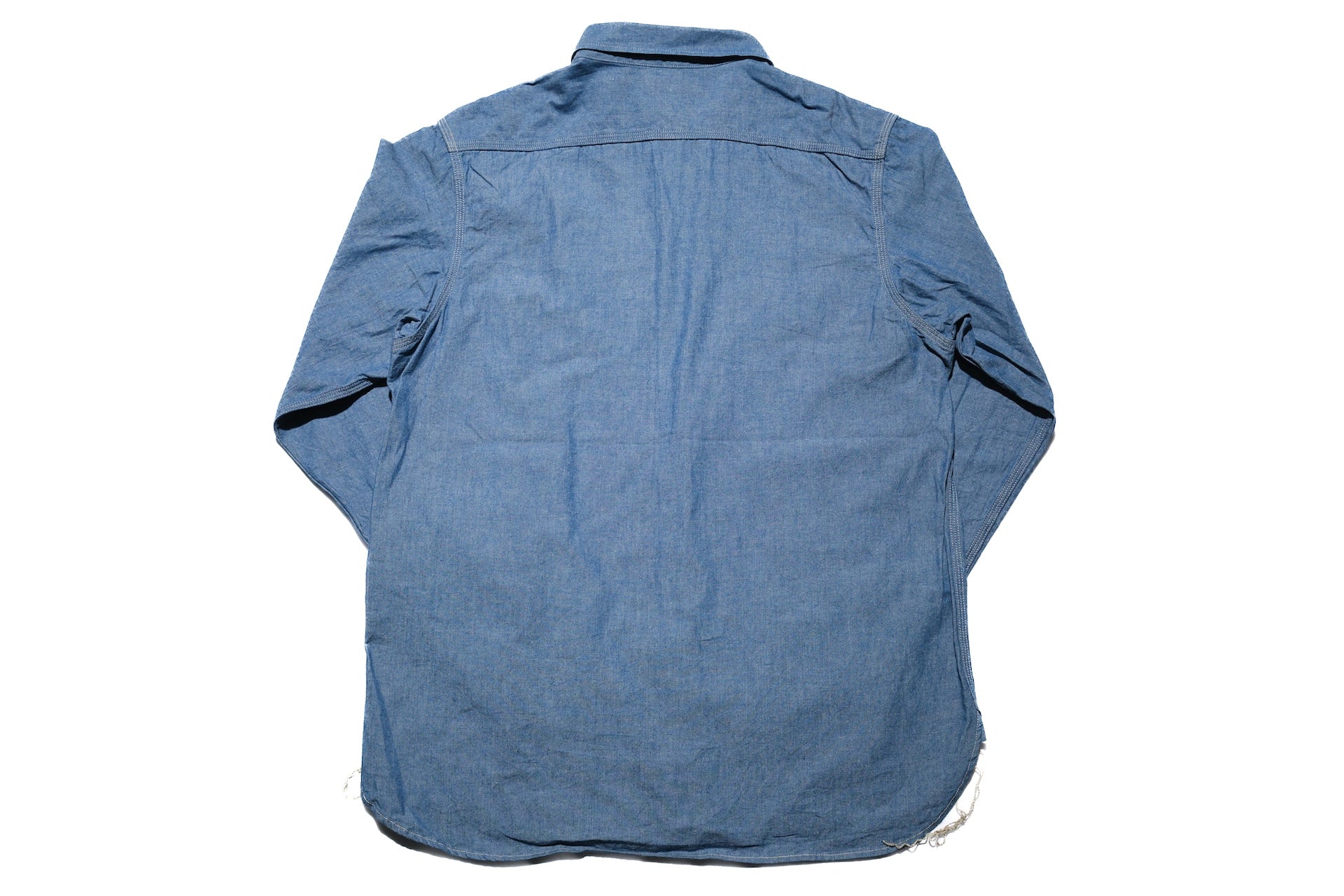 Omoto Denim 5.5oz Indigo Dyed Selvage Chambray Early Workshirt