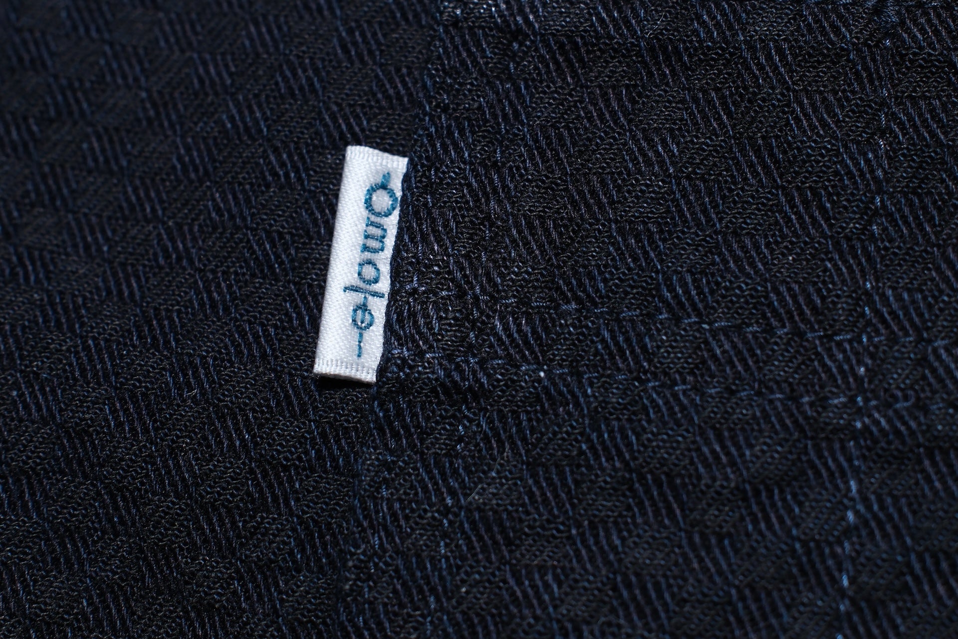 Omoto Denim 8oz Indigo Dyed “Ichimatsu” Woven Denim Early Workshirt