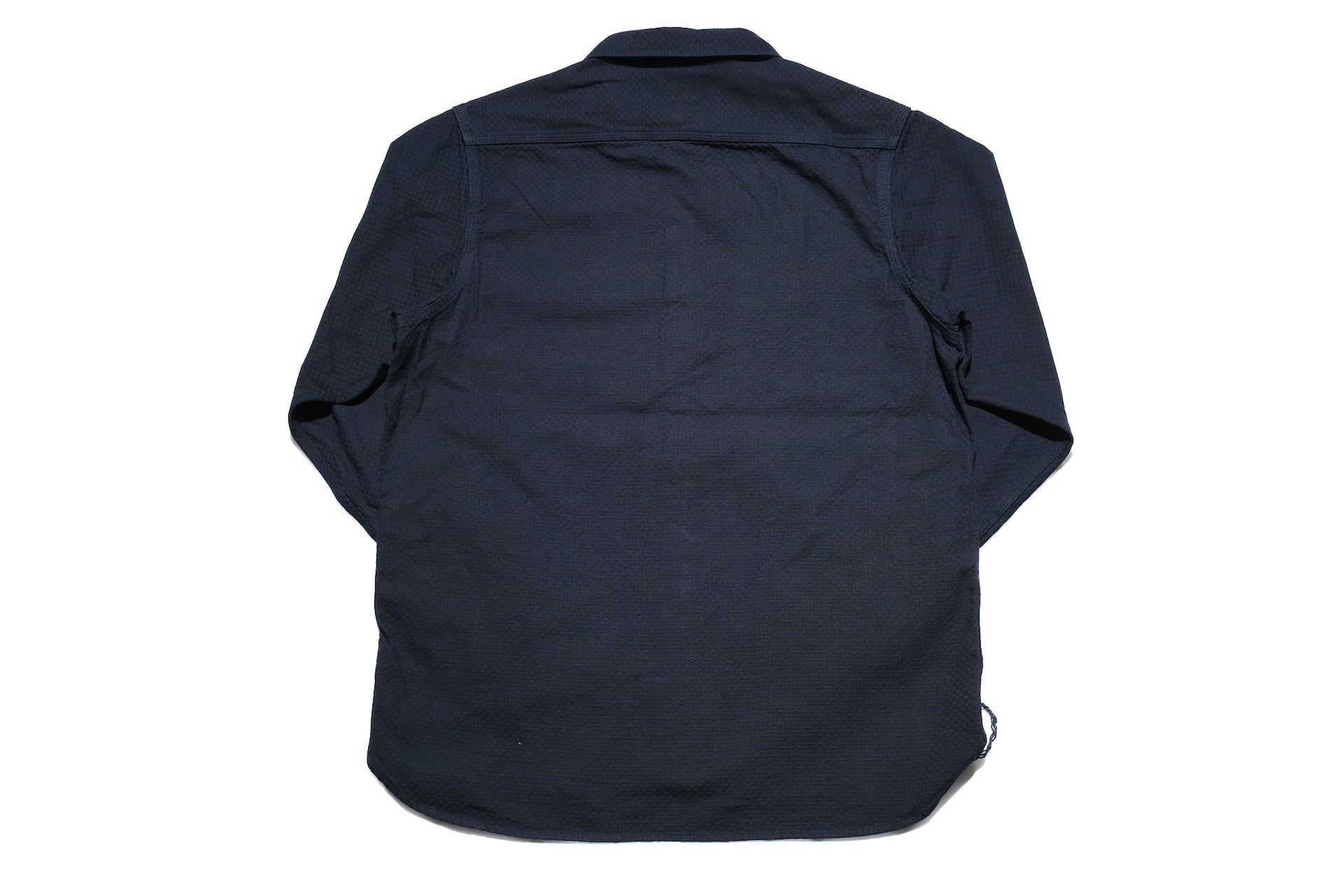 Omoto Denim 8oz Indigo Dyed “Ichimatsu” Woven Denim Early Workshirt
