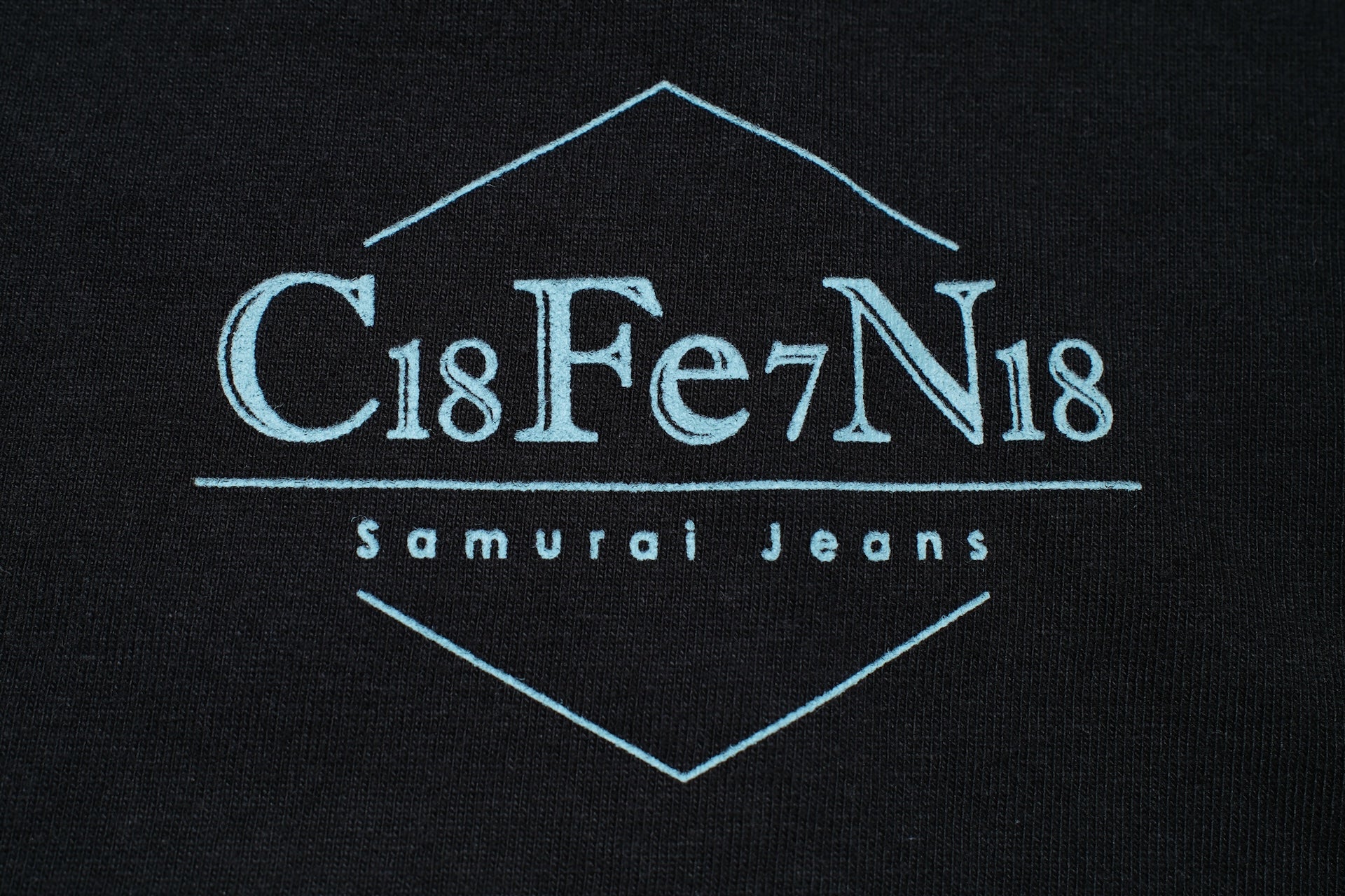 Samurai 8.5oz "Aizuri-E" Loopwheeled Tee (Black)