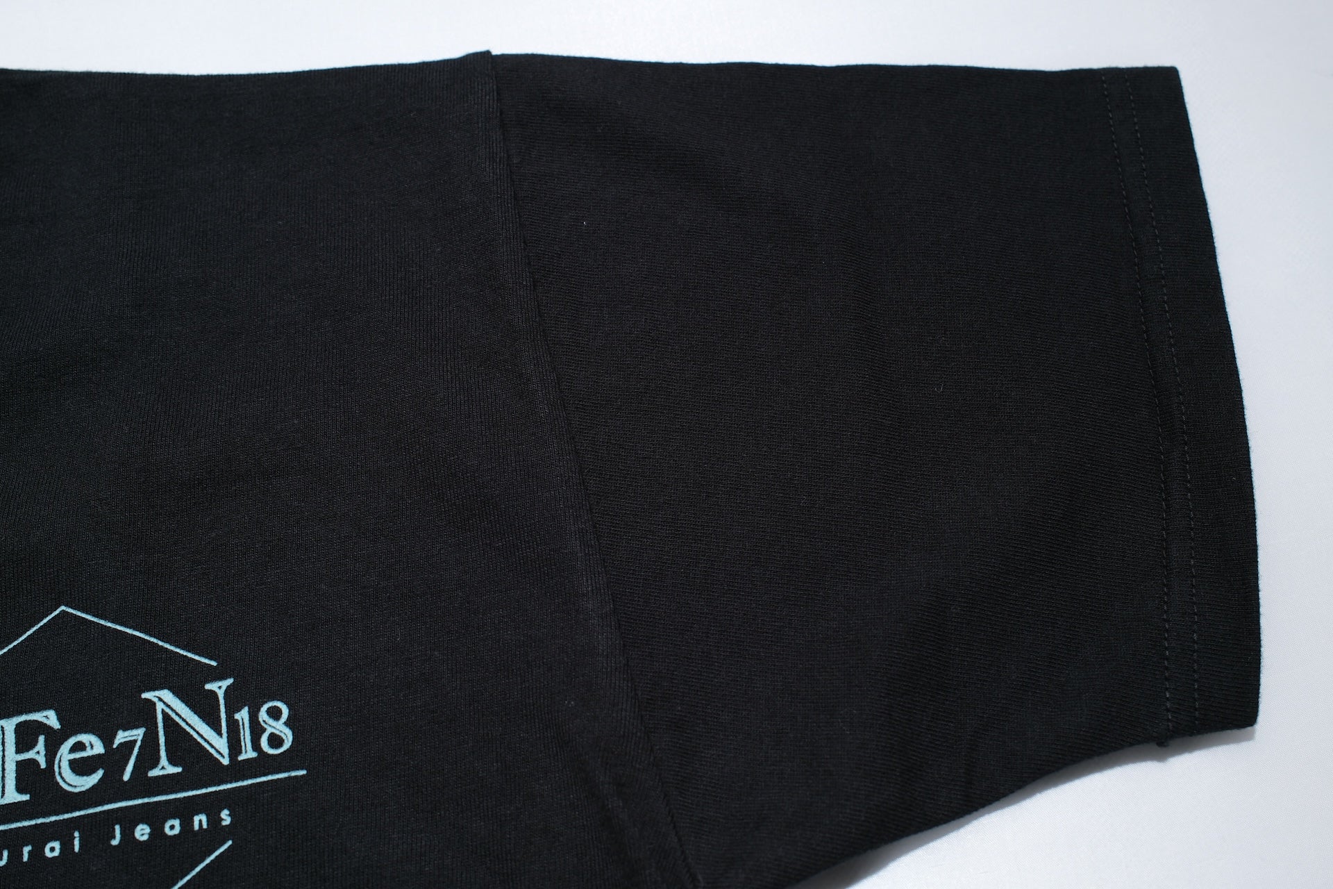 Samurai 8.5oz "Aizuri-E" Loopwheeled Tee (Black)