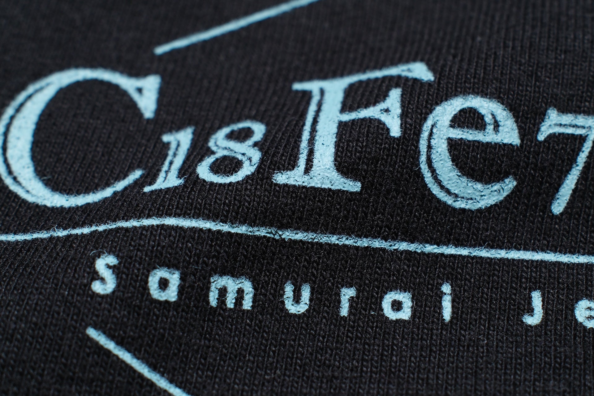 Samurai 8.5oz "Aizuri-E" Loopwheeled Tee (Black)