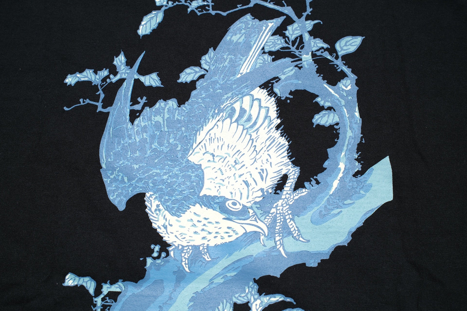 Samurai 8.5oz "Aizuri-E" Loopwheeled Tee (Black)