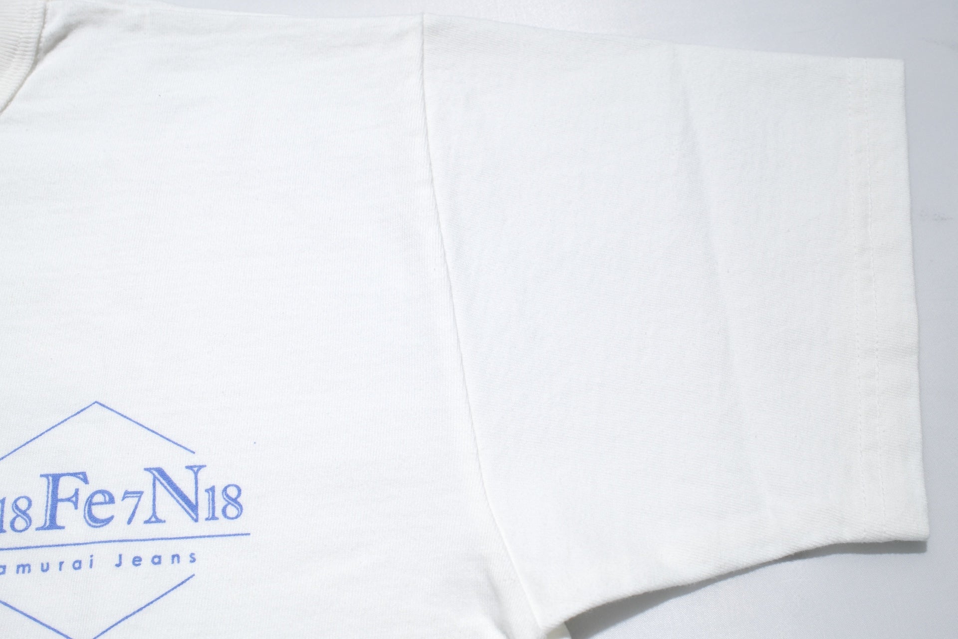 Samurai 8.5oz "Aizuri-E" Loopwheeled Tee (White)