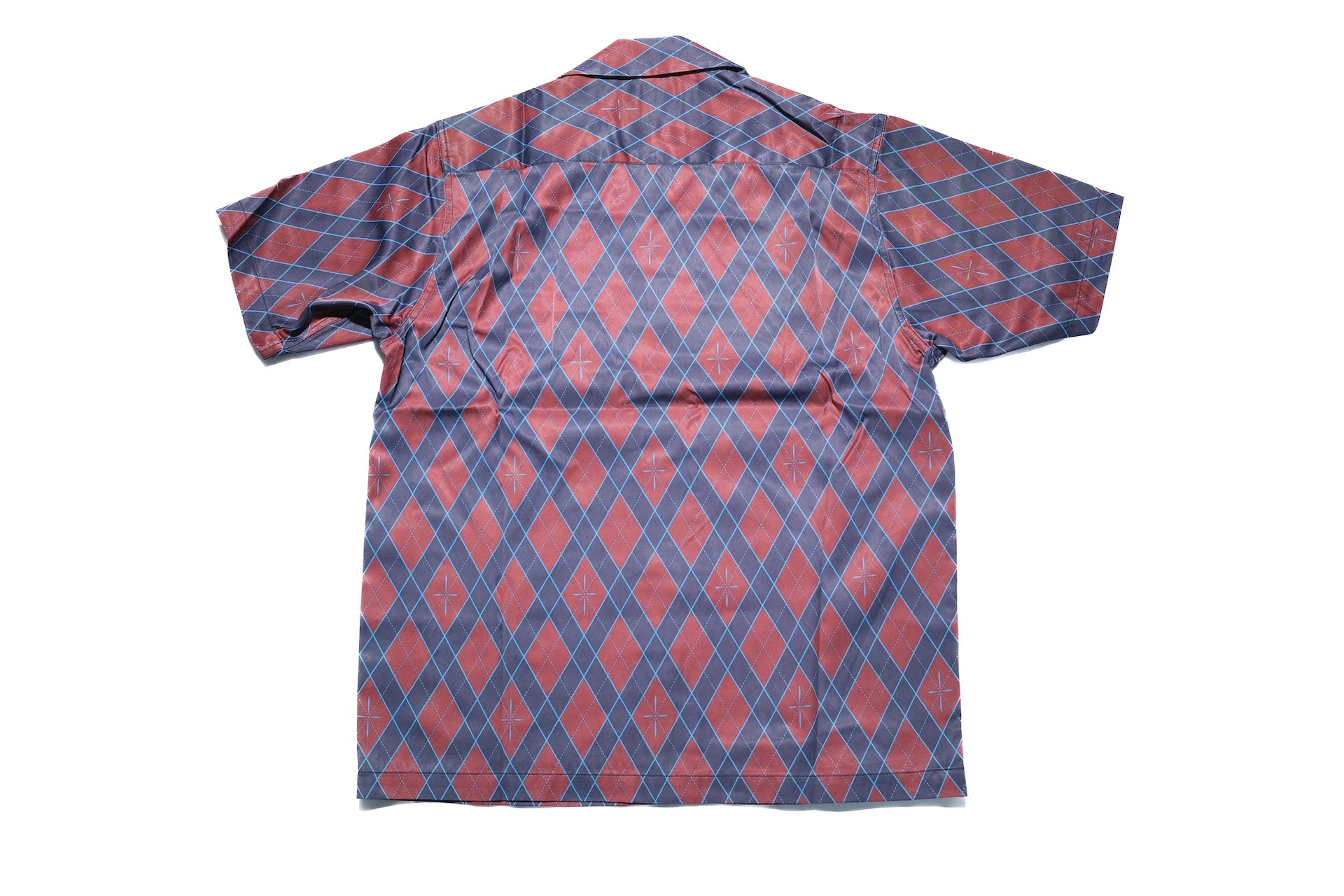 Samurai "Narahira" S/S Aloha Shirt (Burgundy Red)