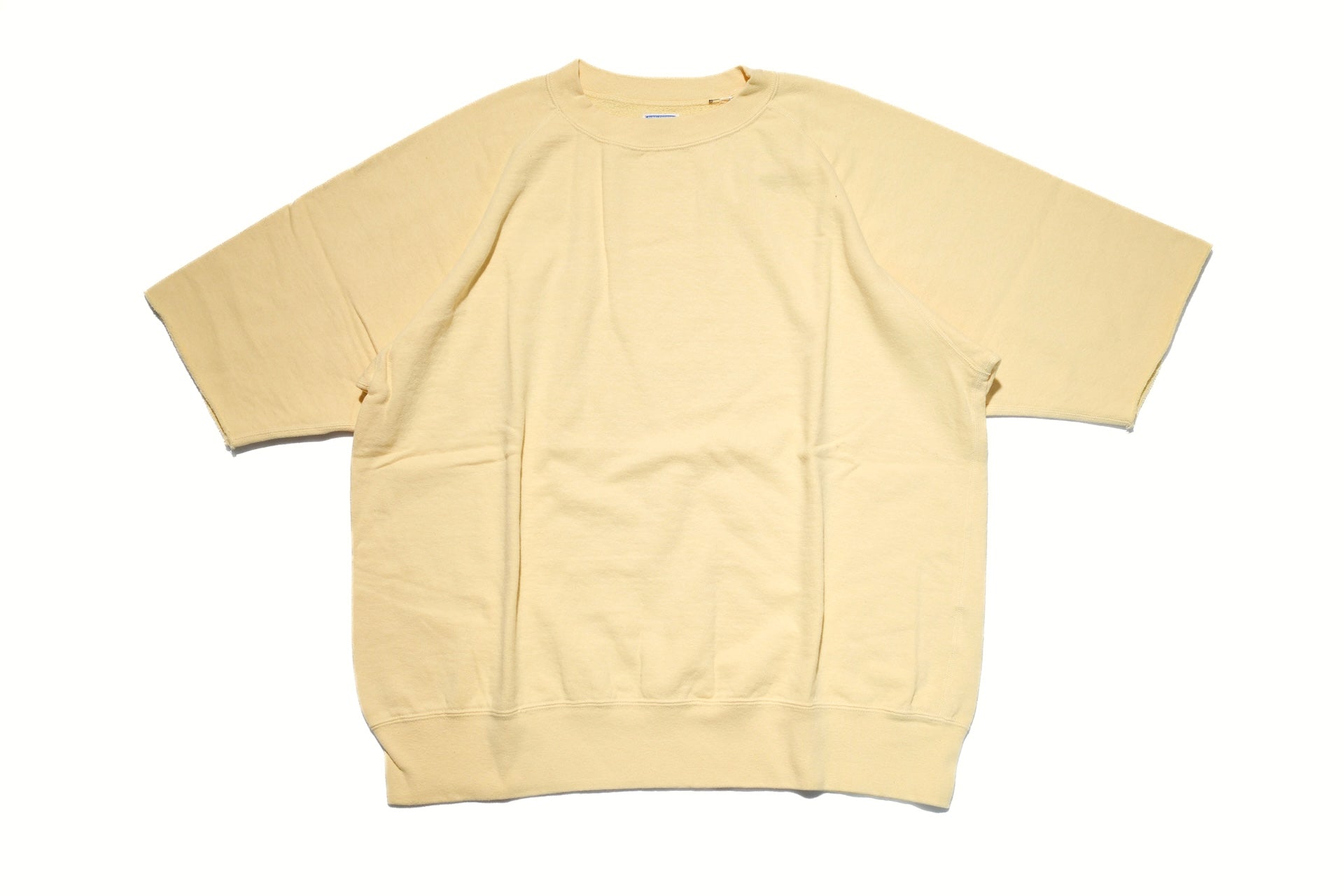 Dubble Works Tubular 'Chopped' S/S Sweatshirt/Tee (Pale Yellow)