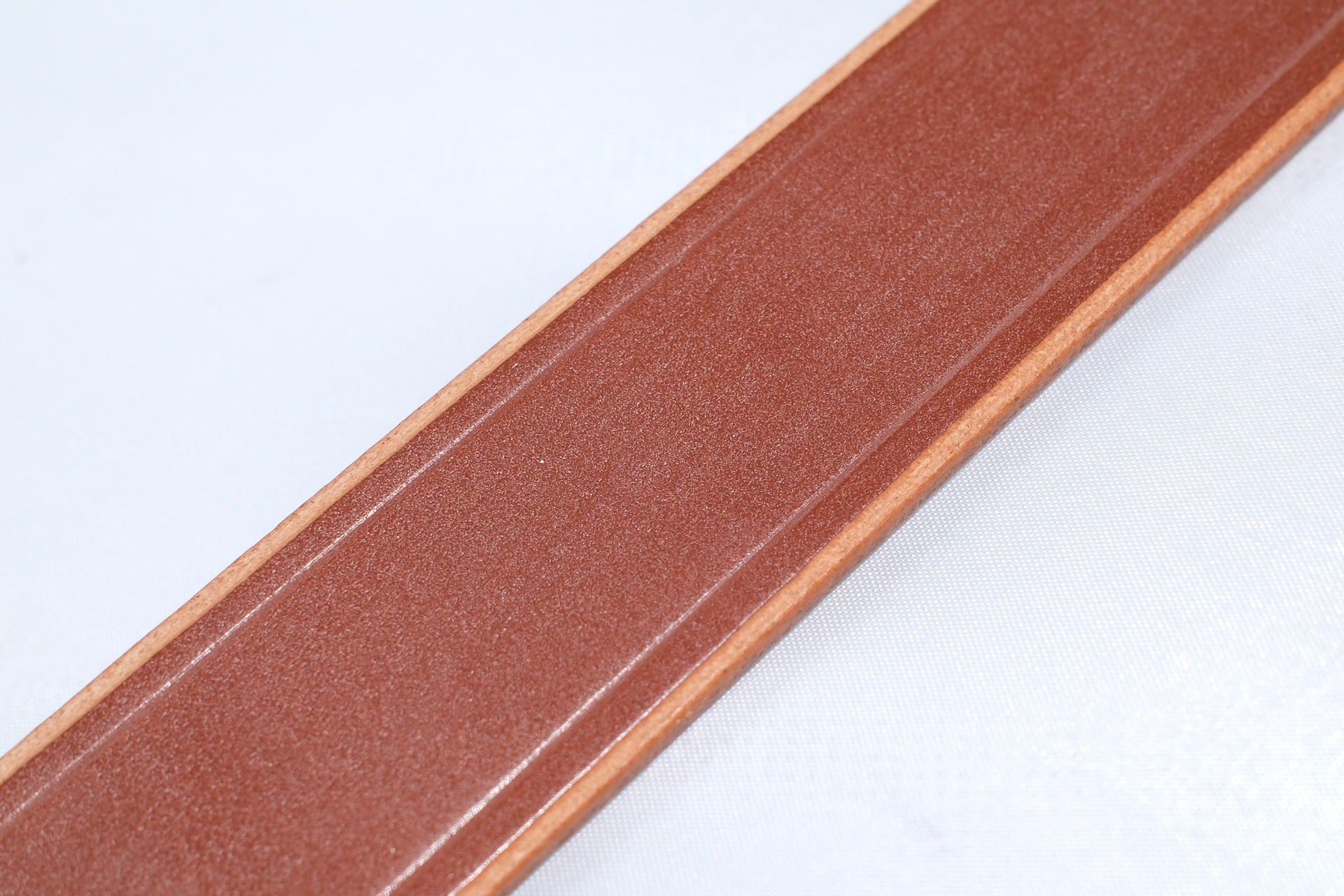 Cramp by Ginkawaten UK Bridle Cowhide Semi-Formal Belt (Brown Tea-Core)