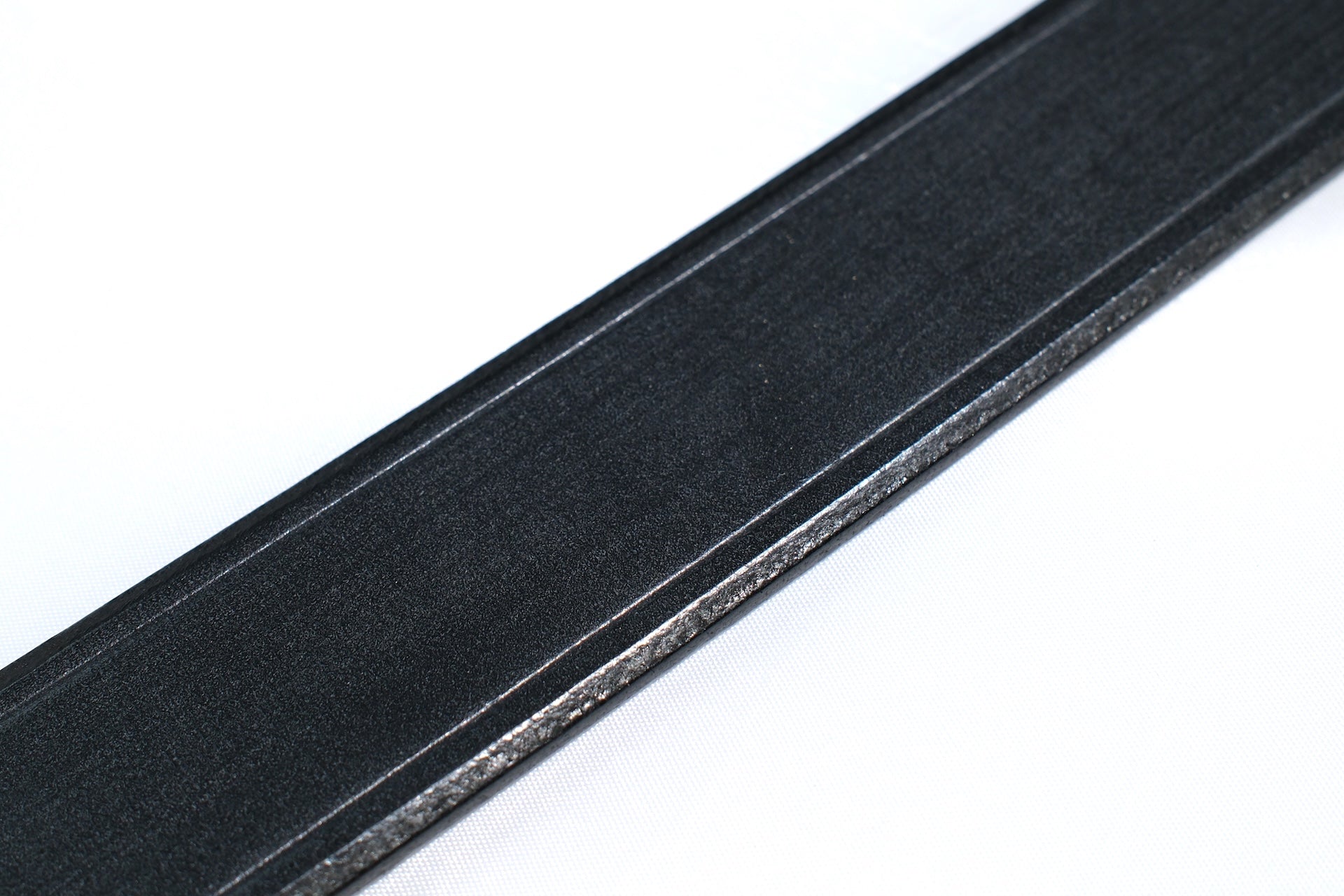 Cramp by Ginkawaten UK Bridle Cowhide Semi-Formal Belt (Black Tea-core)