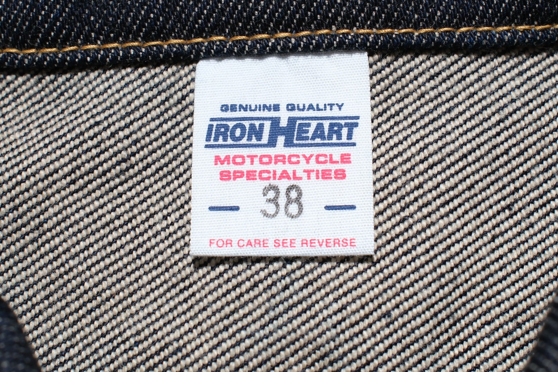 Iron Heart 21oz "Signature" Indigo Dyed Denim Modified Trucker Vest