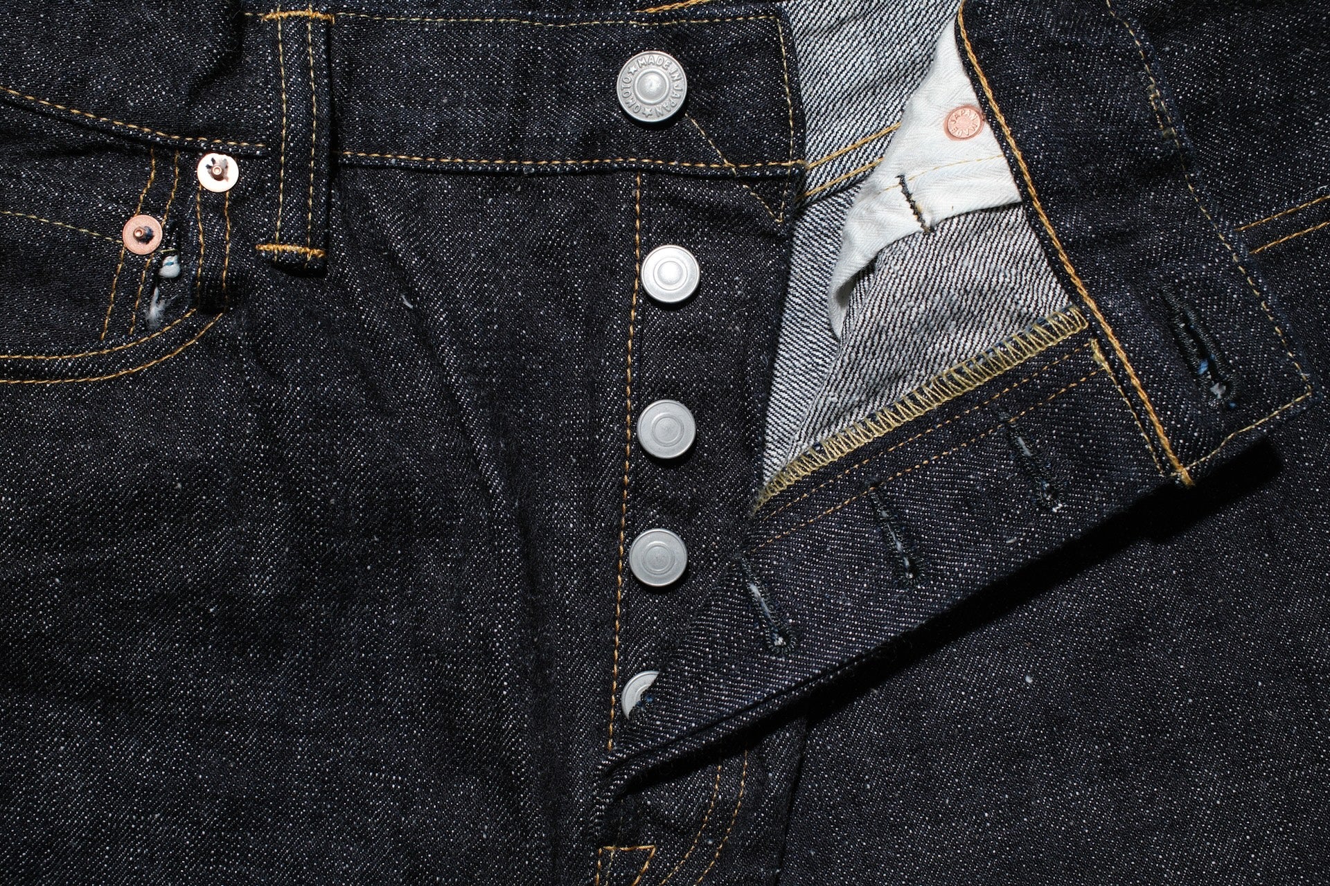 Omoto Denim 15.5oz Indigo Dyed “Neo-Slub” 0611 Denim (Modern Straight fit)