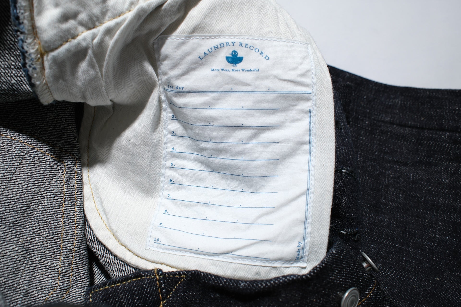 Omoto Denim 15.5oz Indigo Dyed “Neo-Slub” 0411 Denim (Relaxed Tapered fit)
