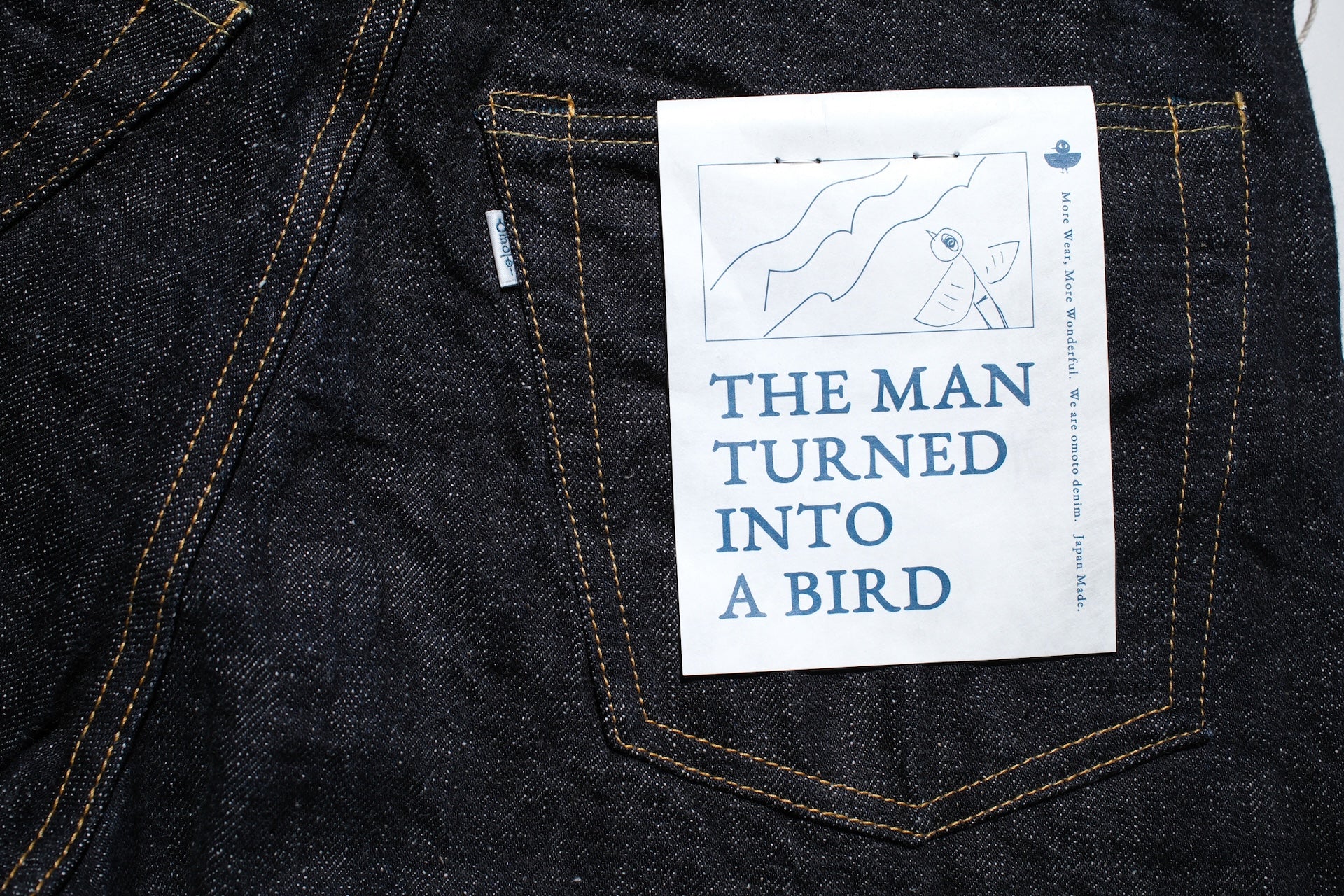 Omoto Denim 15.5oz Indigo Dyed “Neo-Slub” 0611 Denim (Modern Straight fit)