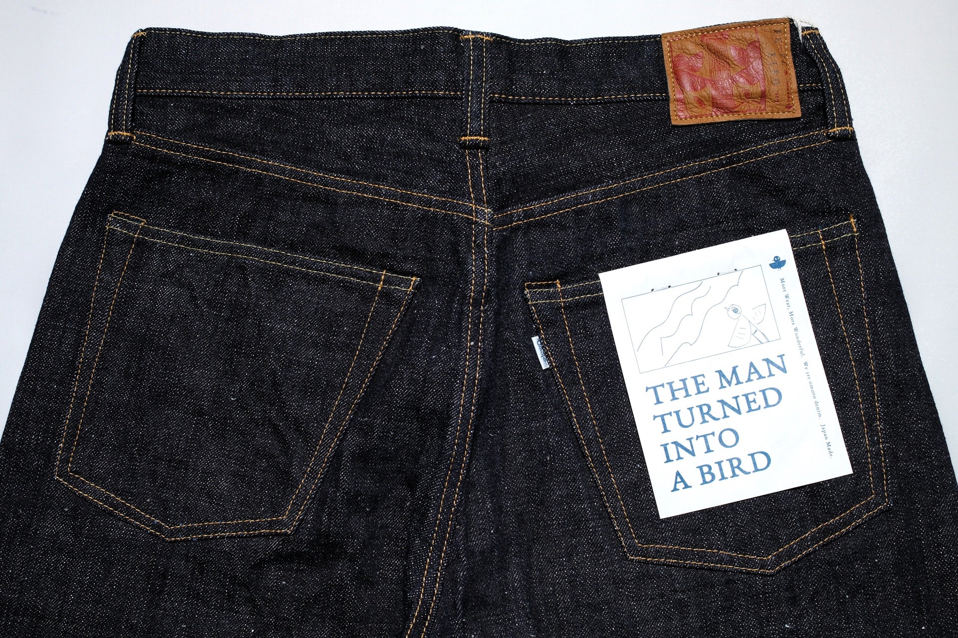 Omoto Denim 15.5oz Indigo Dyed “Neo-Slub” 0411 Denim (Relaxed Tapered fit)