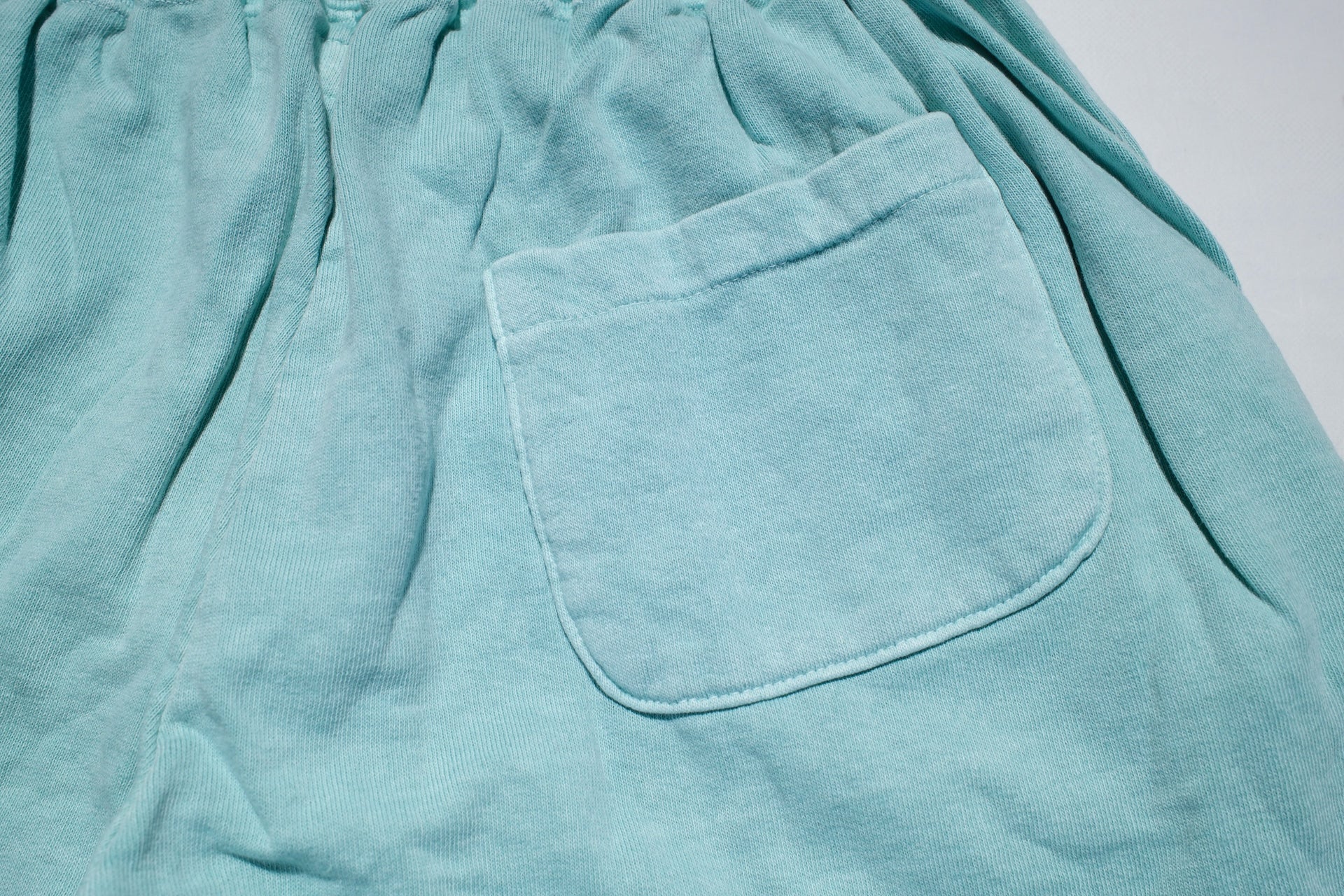 Dubble Works Tubular 'Pigment Dyed' Sweat Shorts (Turquoise)