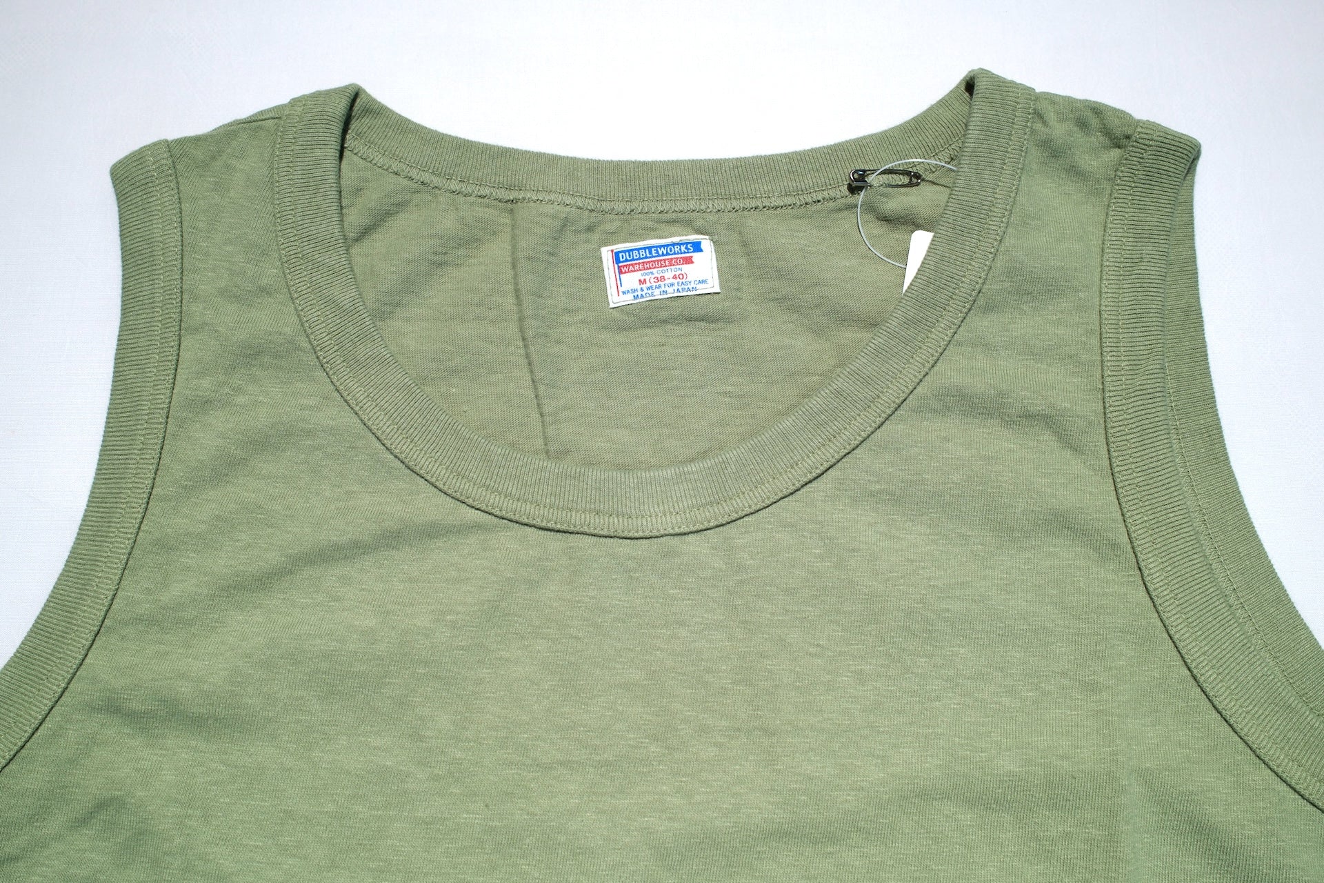 Dubble Works 24 Version 6oz Loopwheeled Tank Tee (Tea Green)