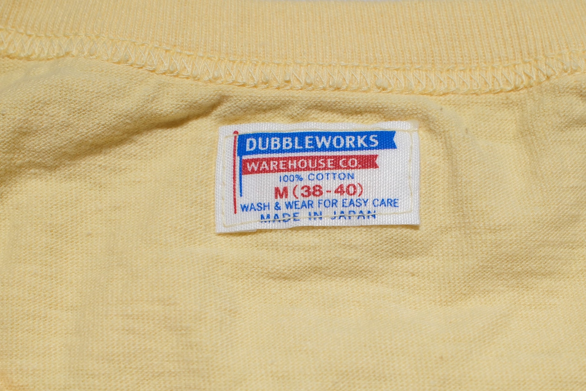 Dubble Works 24 Version 6oz Loopwheeled Tank Tee (Pale Yellow)