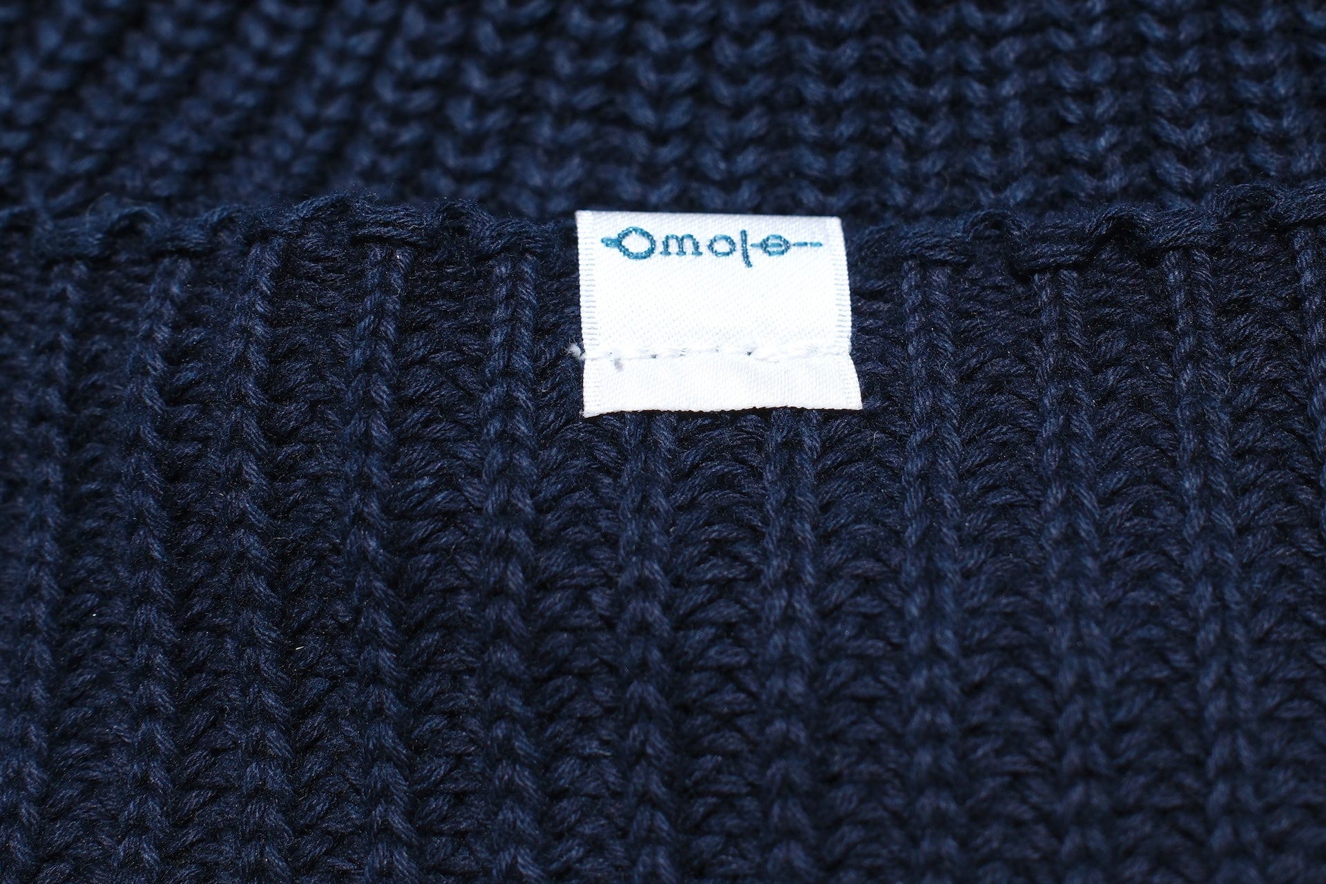 Omoto Denim Cotton Knit Watch Cap (Grand Indigo)