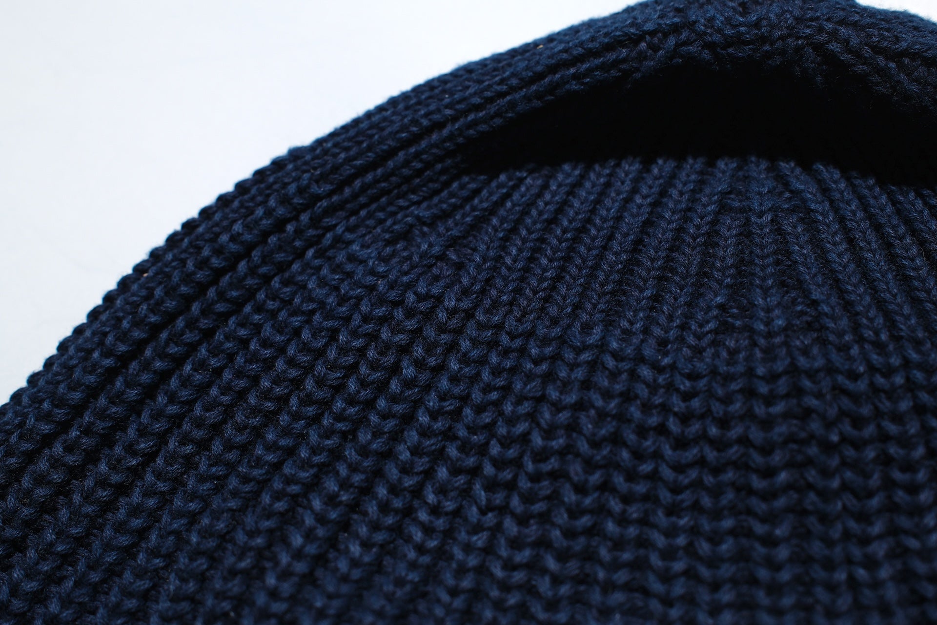 Omoto Denim Cotton Knit Watch Cap (Grand Indigo)