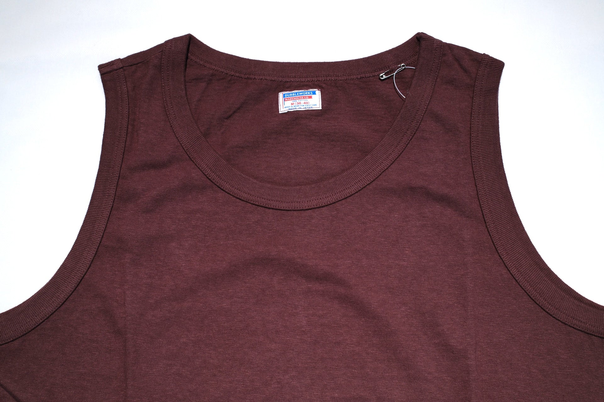 Dubble Works 24 Version 6oz Loopwheeled Tank Tee (Bordeaux)