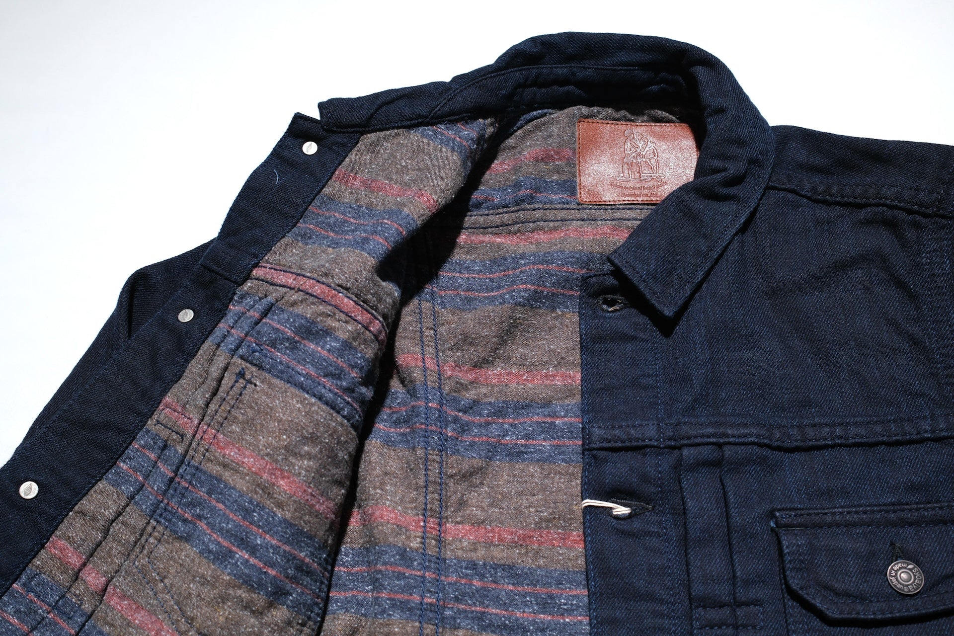 Pure Blue Japan Indigo Dyed "Double Face" Type 2 Denim Jacket