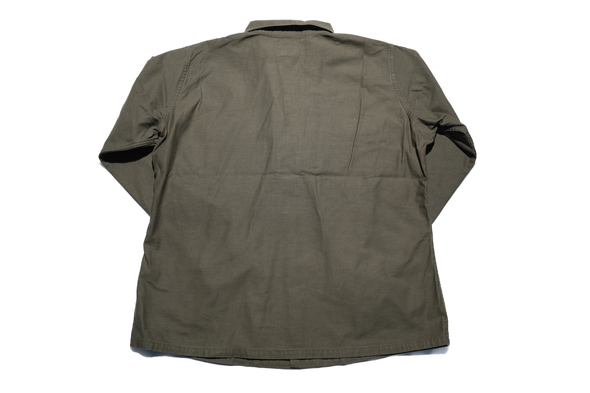 BONCOURA 12.5oz Back Satin US Army Utility Jacketed Shirt (Olive)