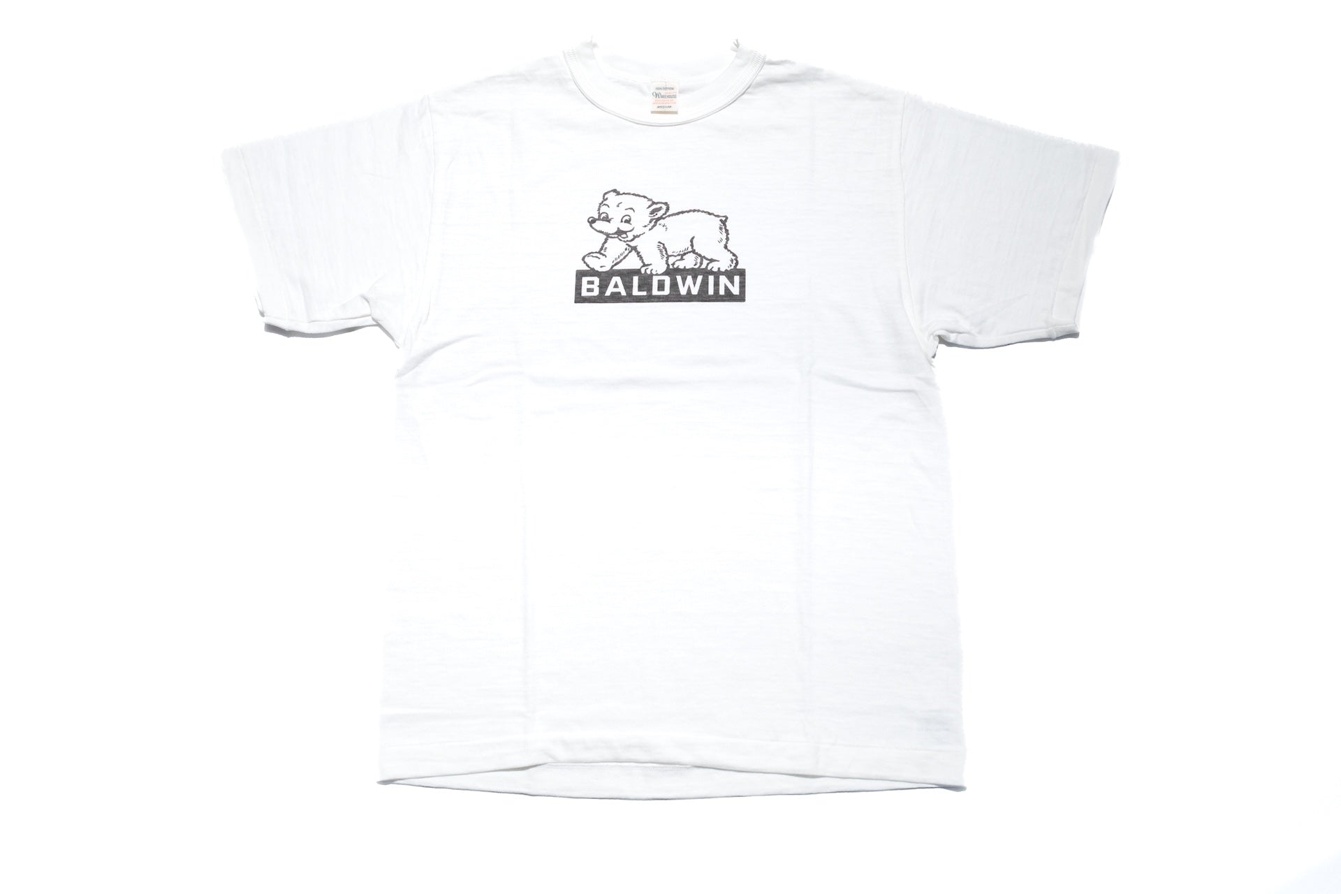 Warehouse Co. 5.5oz "Baldwin" 'Bamboo Textured' Tee (White)