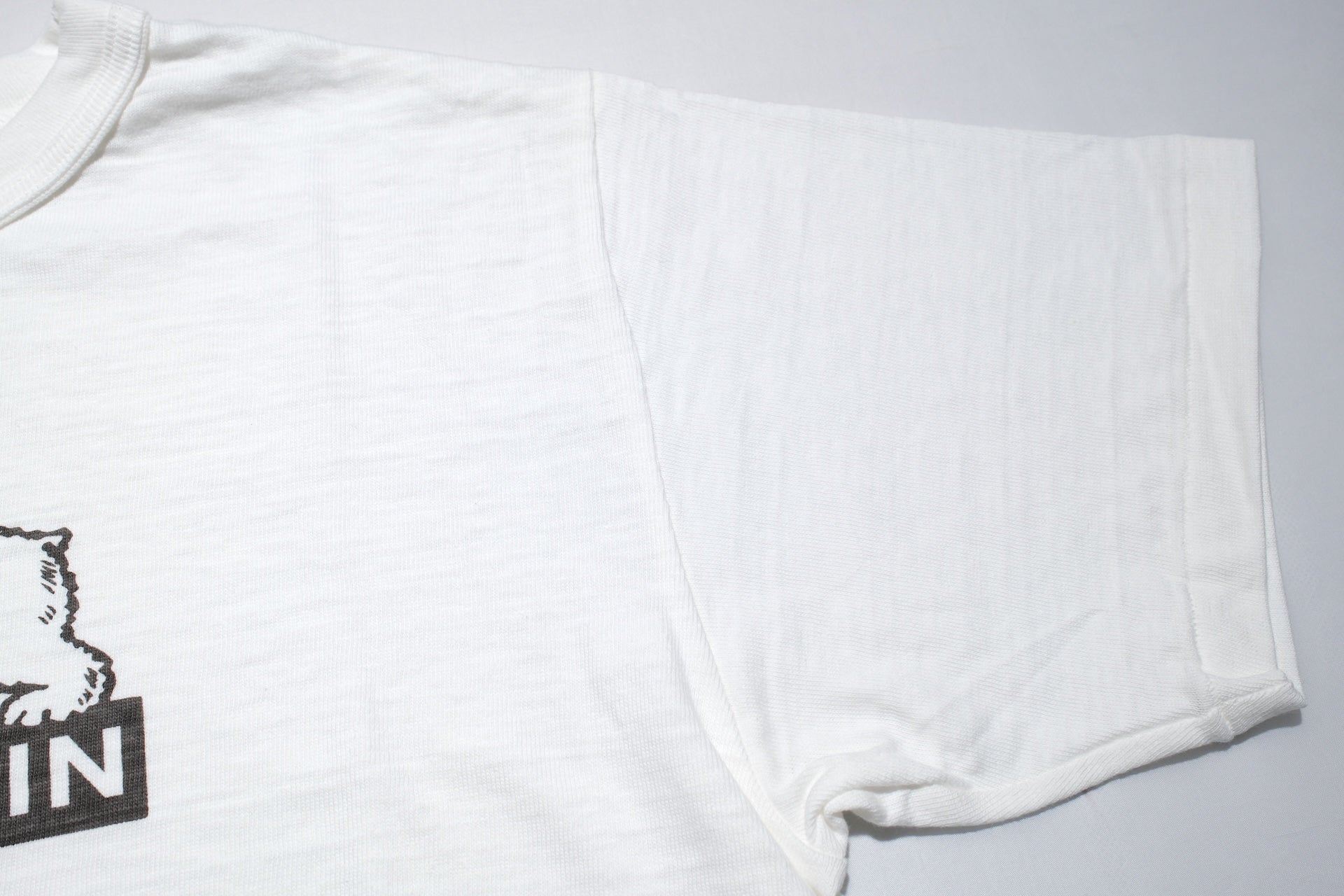 Warehouse Co. 5.5oz "Baldwin" 'Bamboo Textured' Tee (White)