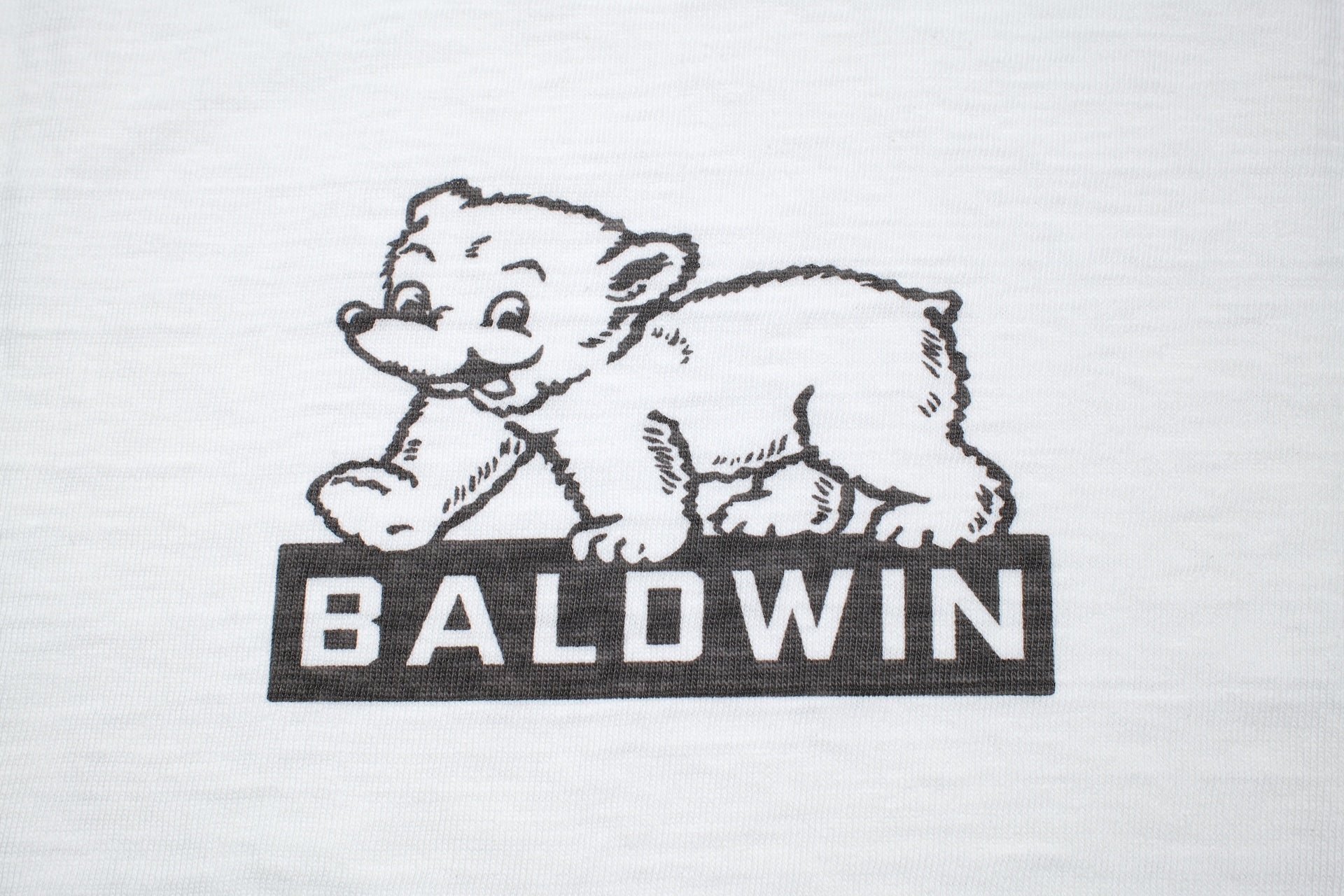 Warehouse Co. 5.5oz "Baldwin" 'Bamboo Textured' Tee (White)