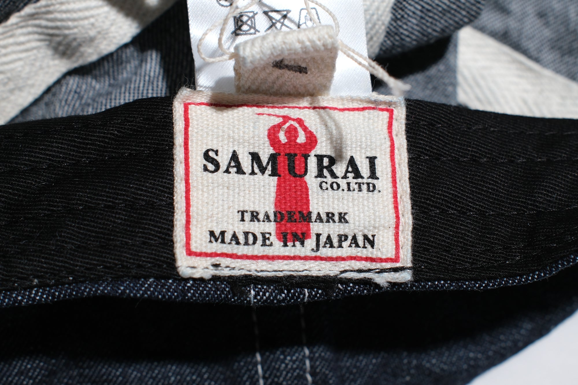 Samurai 10oz Indigo Dyed Denim Casquette Cap