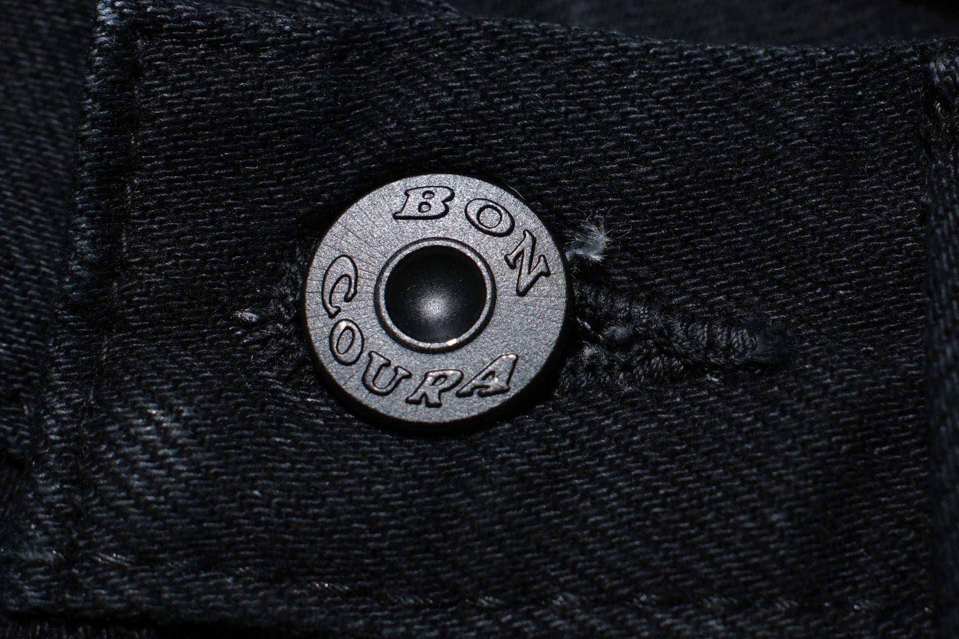 BONCOURA 15oz  "KUROGANE" Ultimate Black XX Denim (Limited Edition)