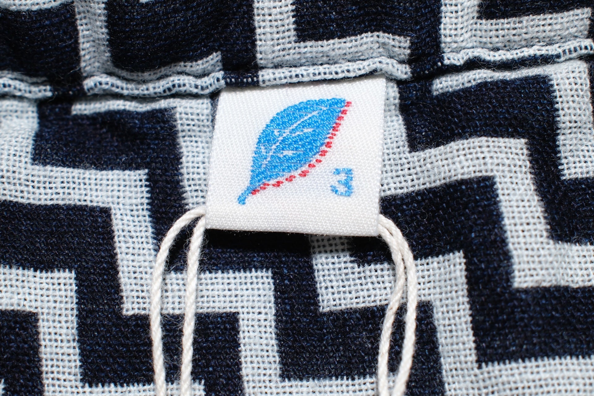 Pure Blue Japan Indigo Dyed "Ziggy Waves" S/S Open Collar Shirt