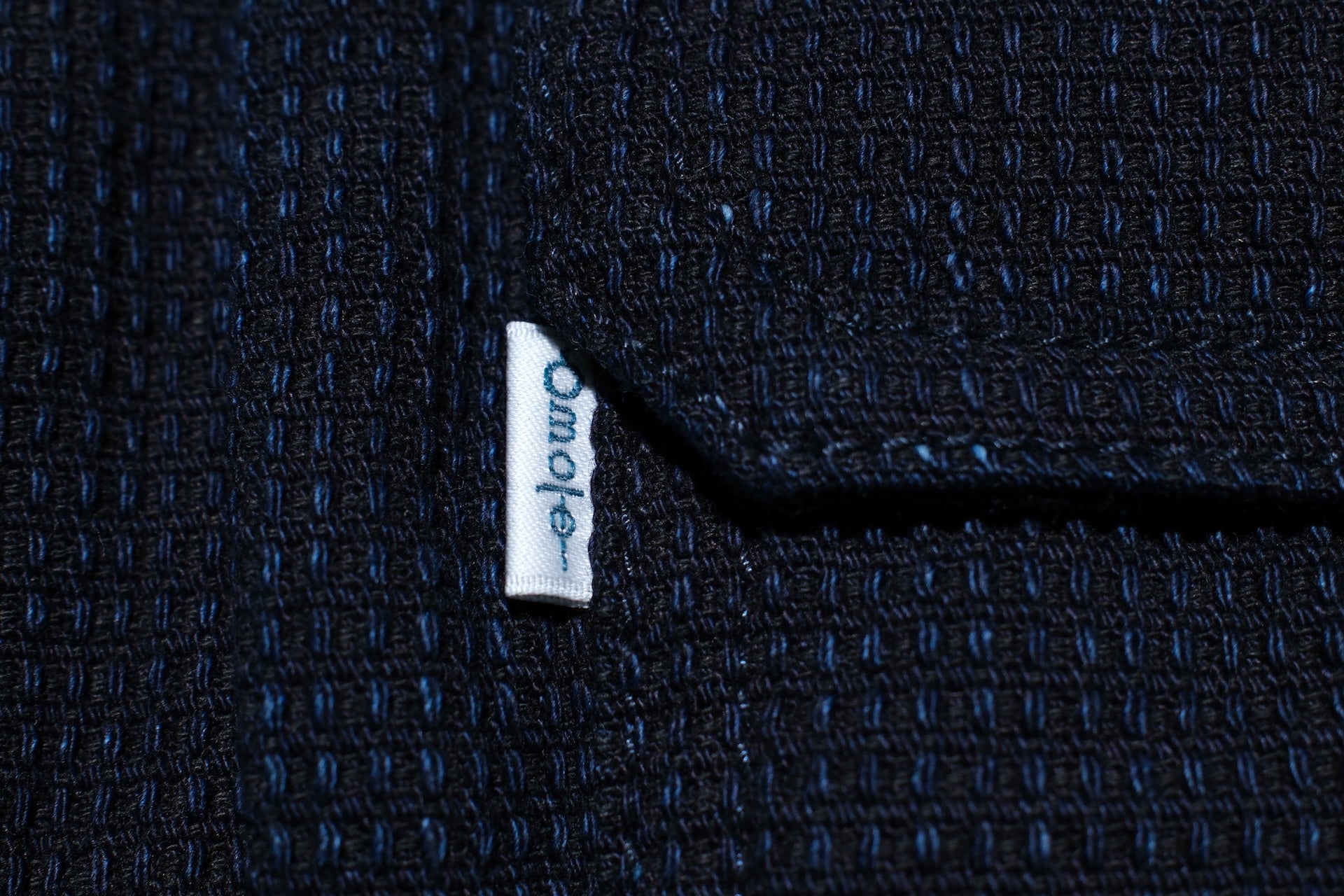 Omoto Denim 12oz Indigo Dyed "Cube Sashiko" Modified Type 2 Jacket