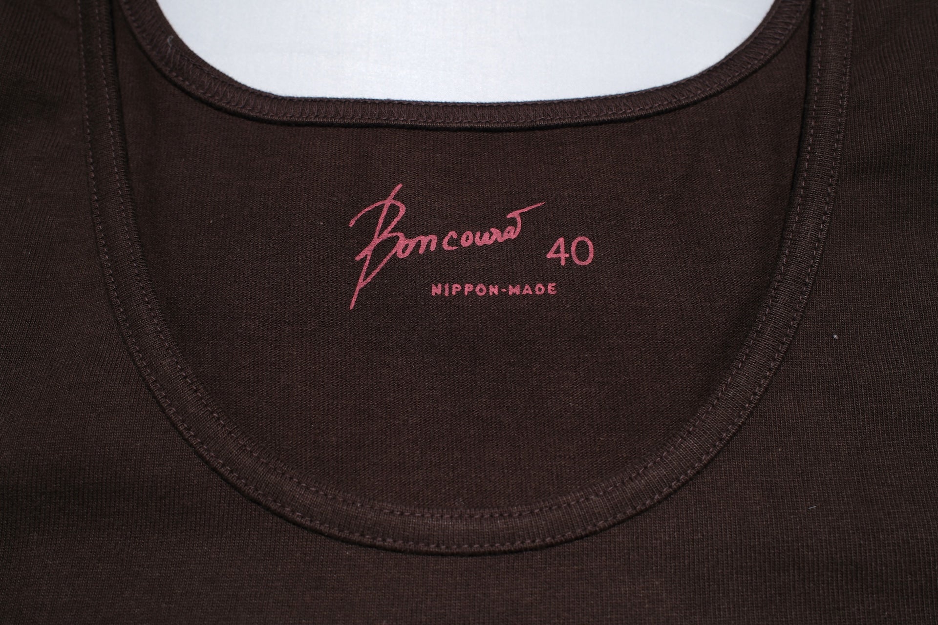 Boncoura 10oz Ultra Heavy Loopwheeled Tank Tee (Brown)