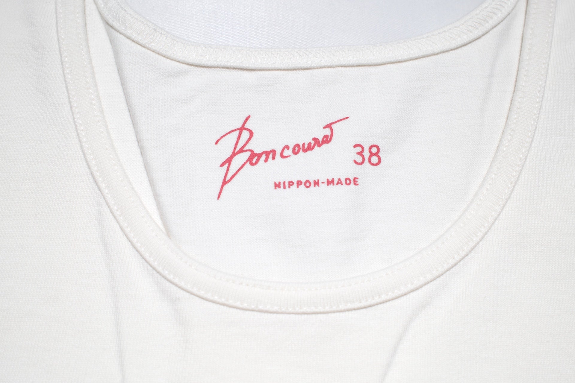 Boncoura 10oz Ultra Heavy Loopwheeled Tank Tee (White)
