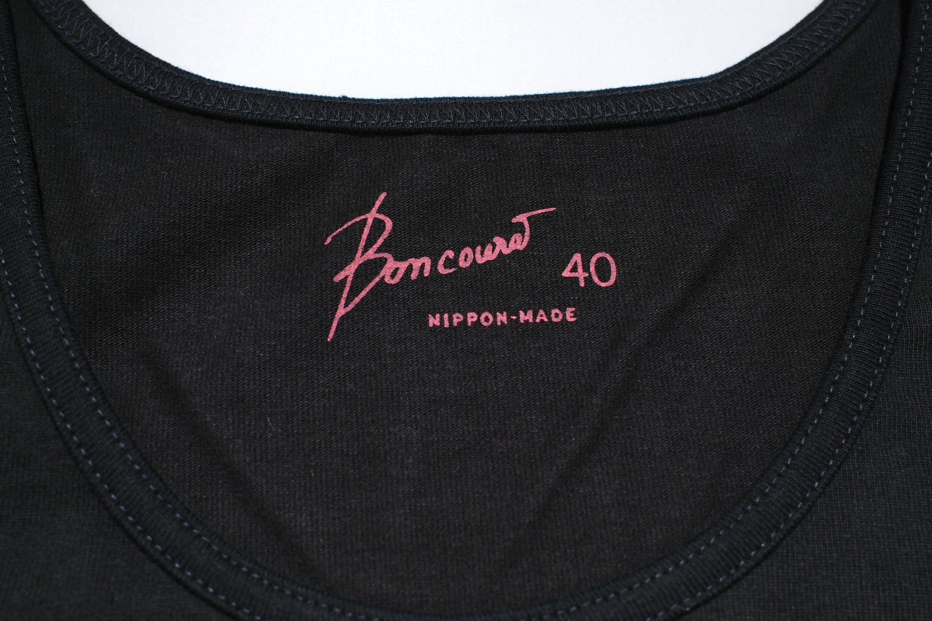 Boncoura 10oz Ultra Heavy Loopwheeled Tank Tee (Black)