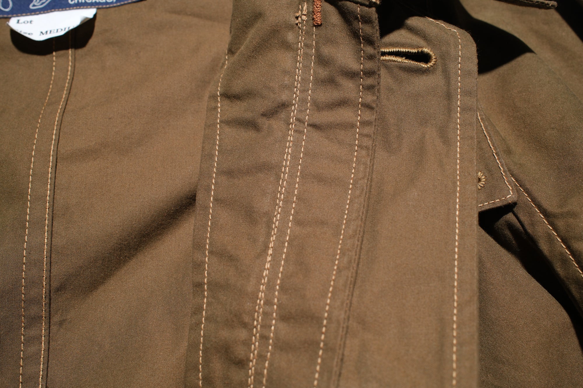 Freewheelers “WILDLIFE RANGER” High-Density Weathered Twill Outdoor Jacket (Khaki Olive)