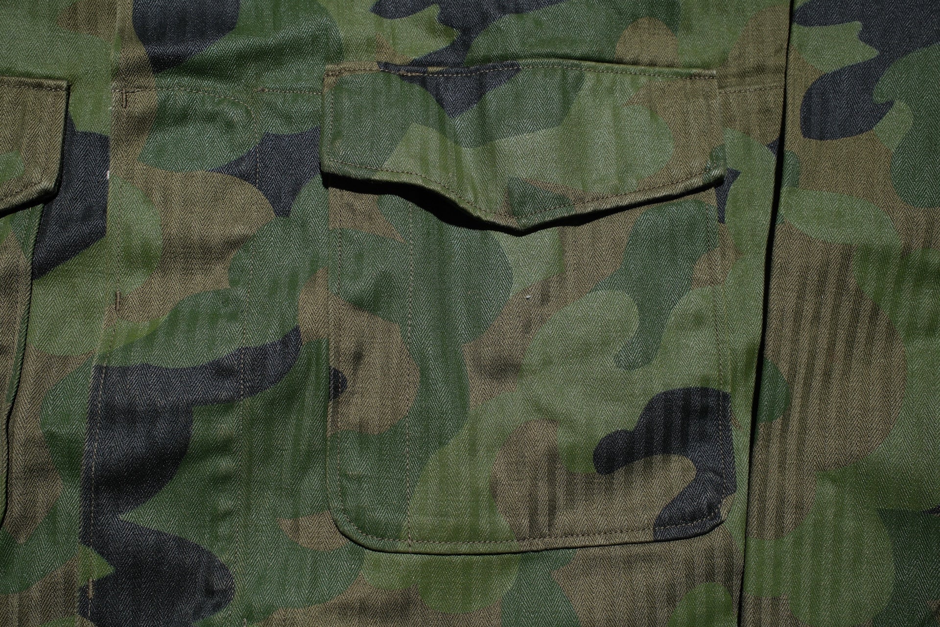 Warehouse Co. 12oz Camo Patterned HBT USMC Utility Jacket