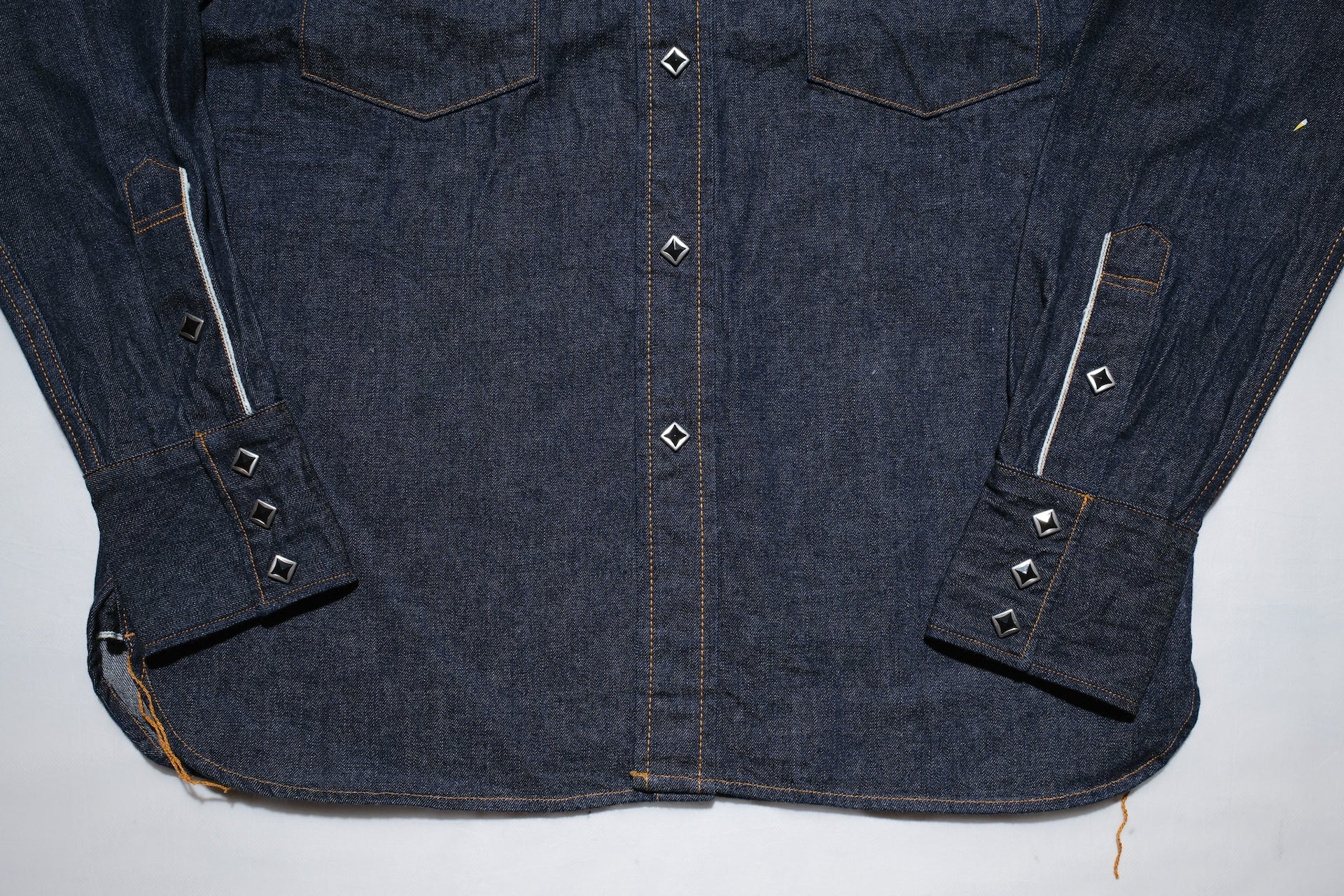 Samurai 10oz "Hisho" Indigo Dyed Selvage Denim Western Shirt