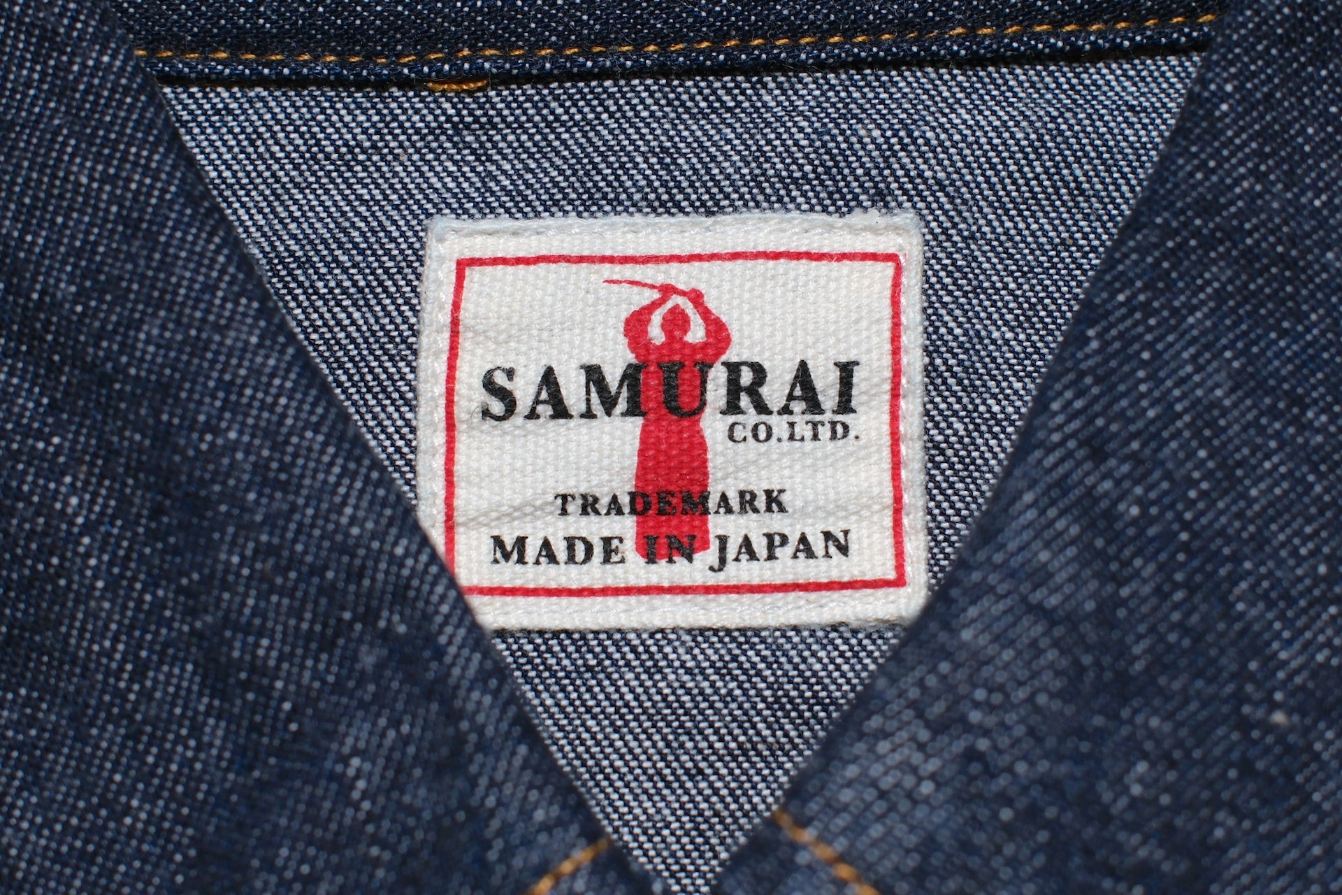 Samurai 10oz "Hisho" Indigo Dyed Selvage Denim Western Shirt